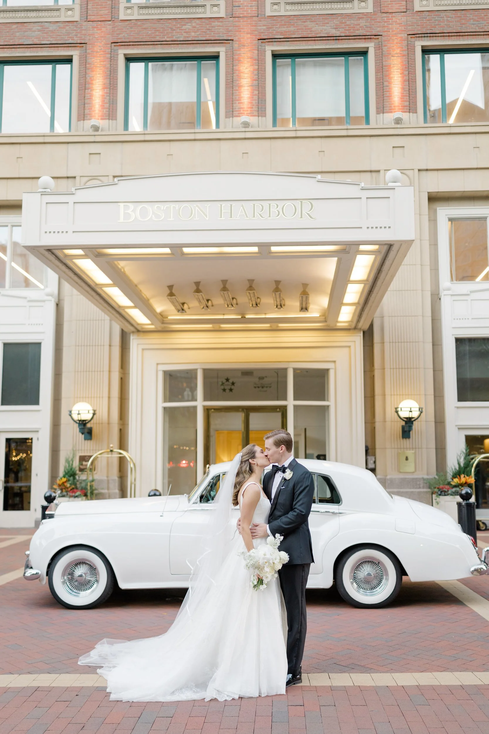 Wedding portraits at Boston Harbor Hotel Wedding