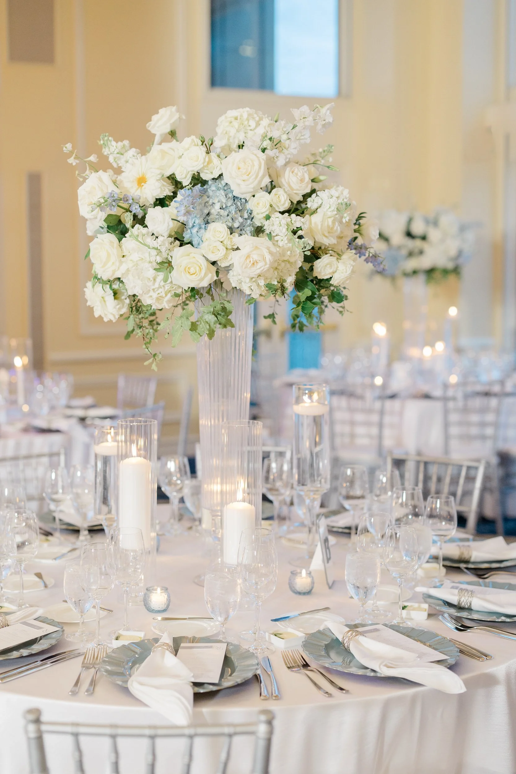 Wedding reception details at Boston Harbor Hotel Wedding