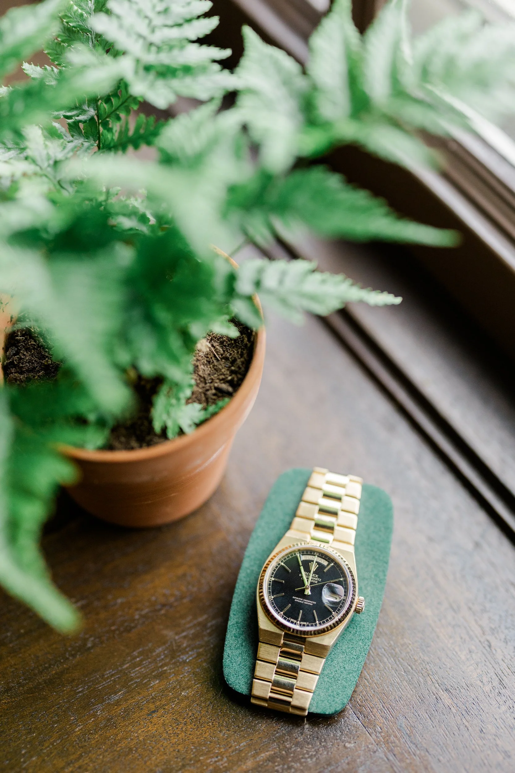 Groom's details at the Harvard Club of Boston Wedding