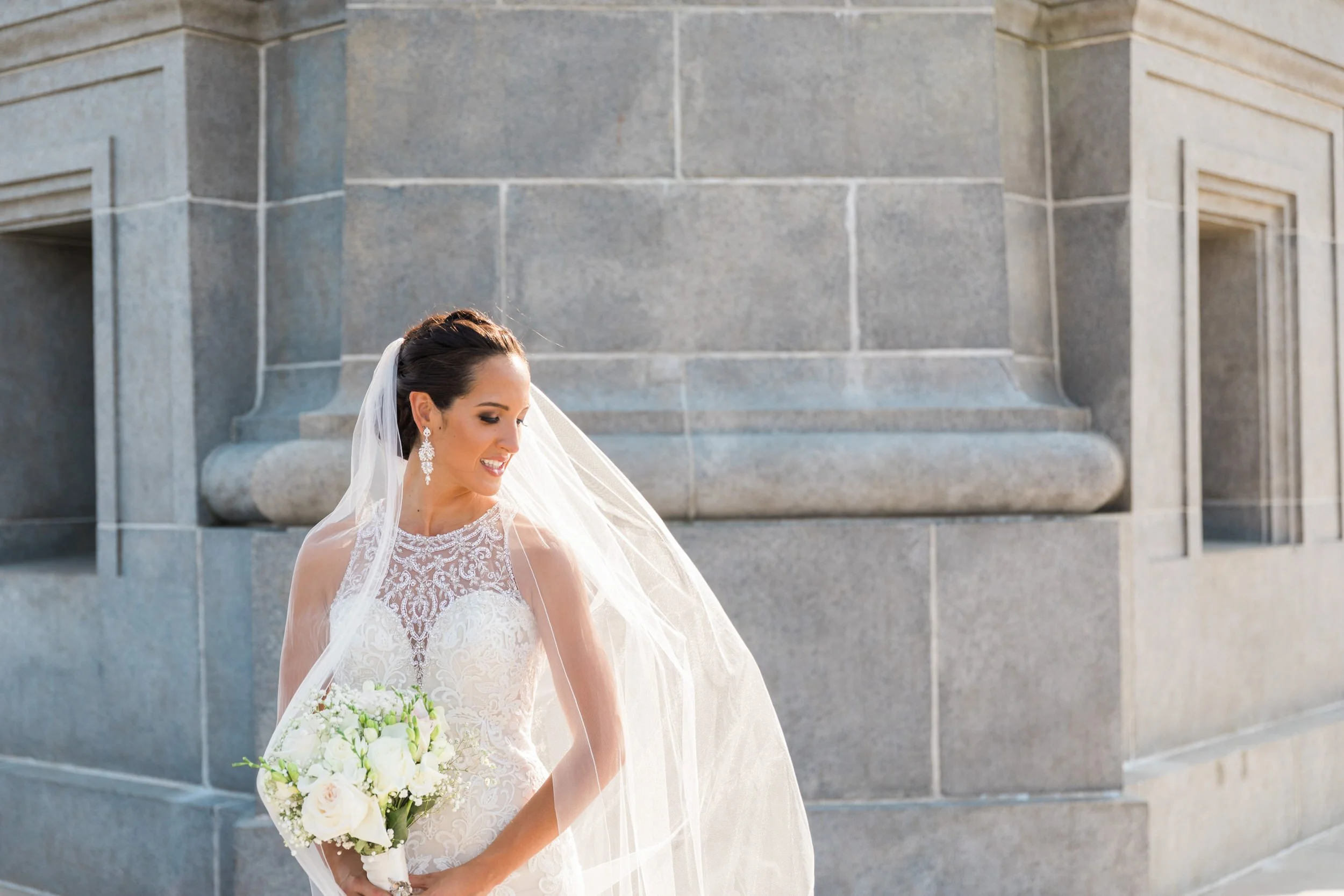 The Longfellow Bridge Wedding Portraits
