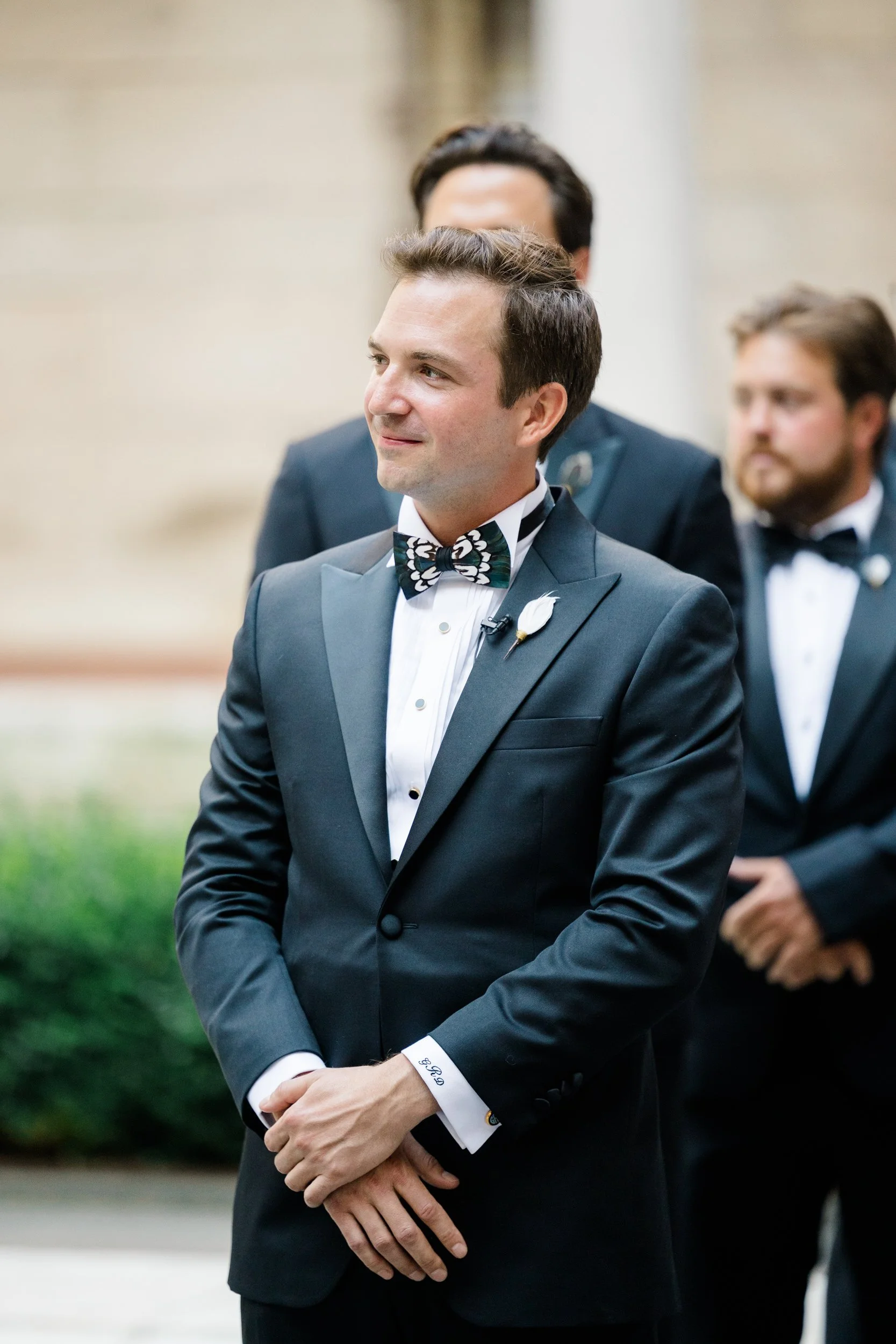 Boston Public Library Wedding Ceremony Courtyard