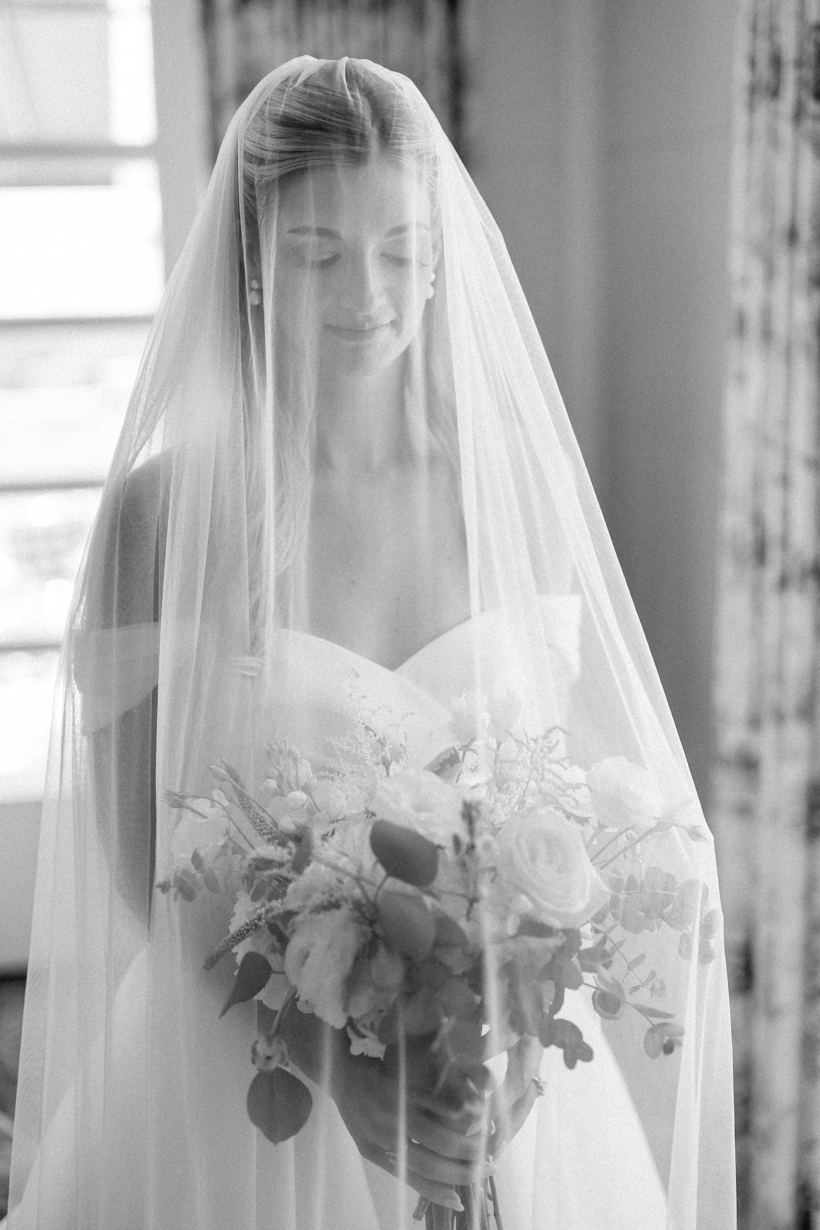 Bride at the Dunes Club Wedding