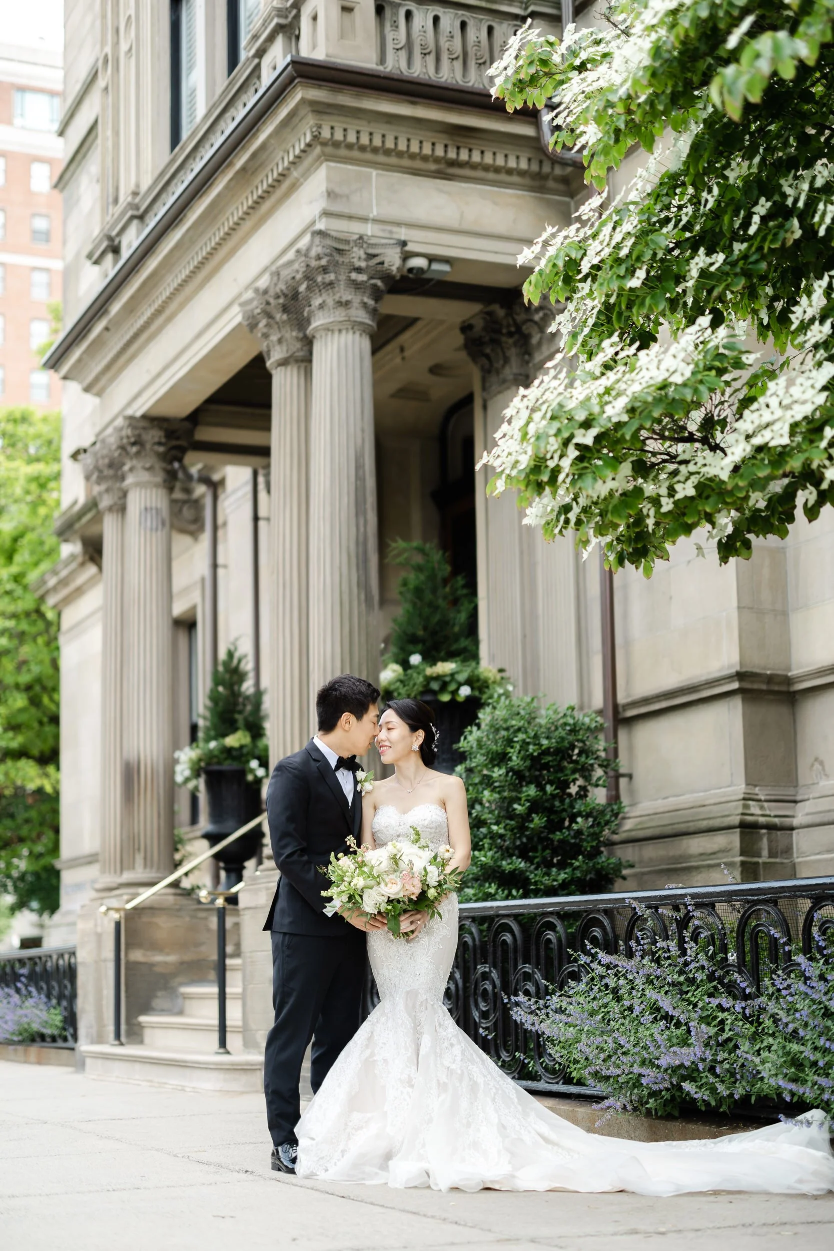 Commonwealth Ave Wedding Photo