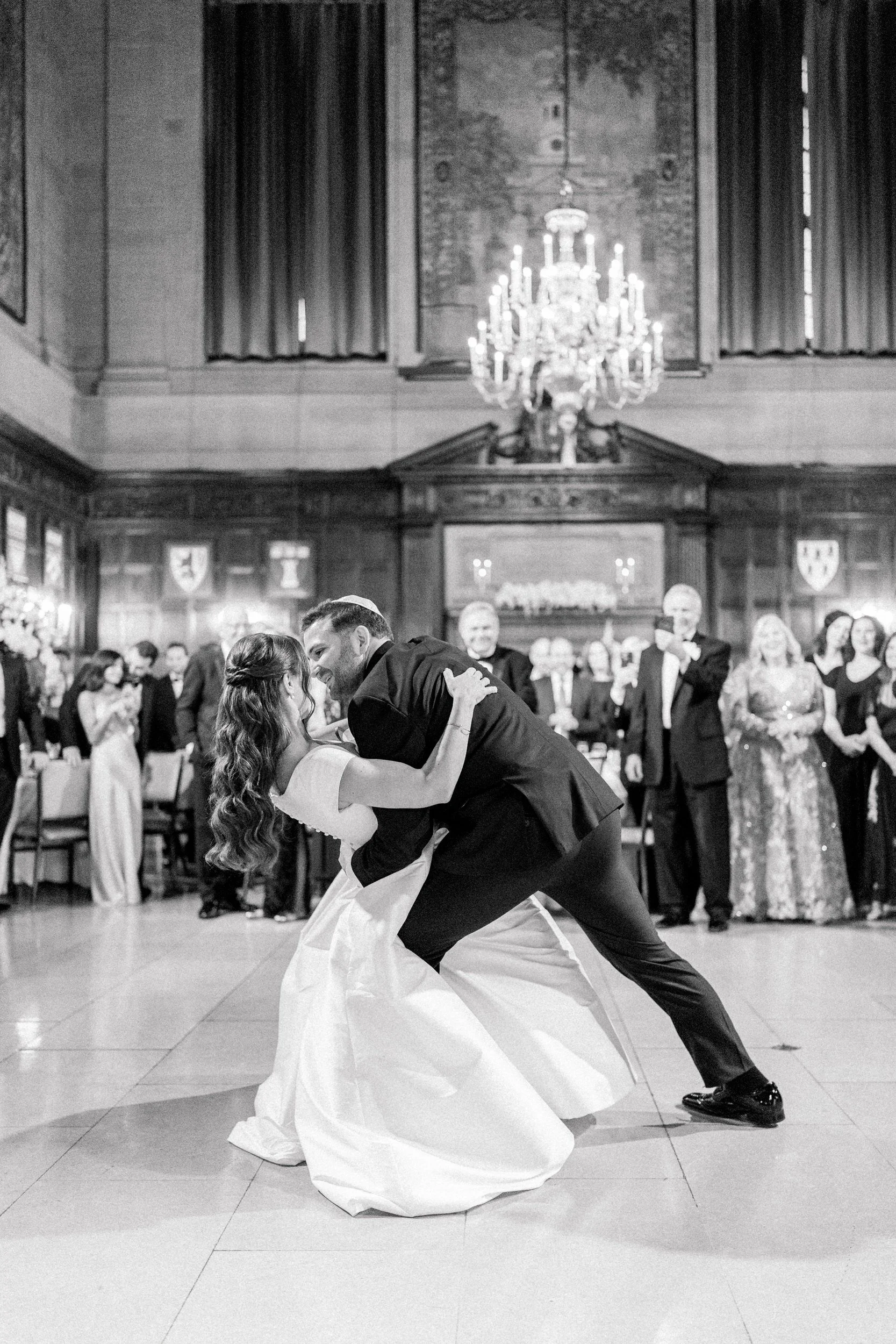 First dance at the Harvard Club of Boston Wedding