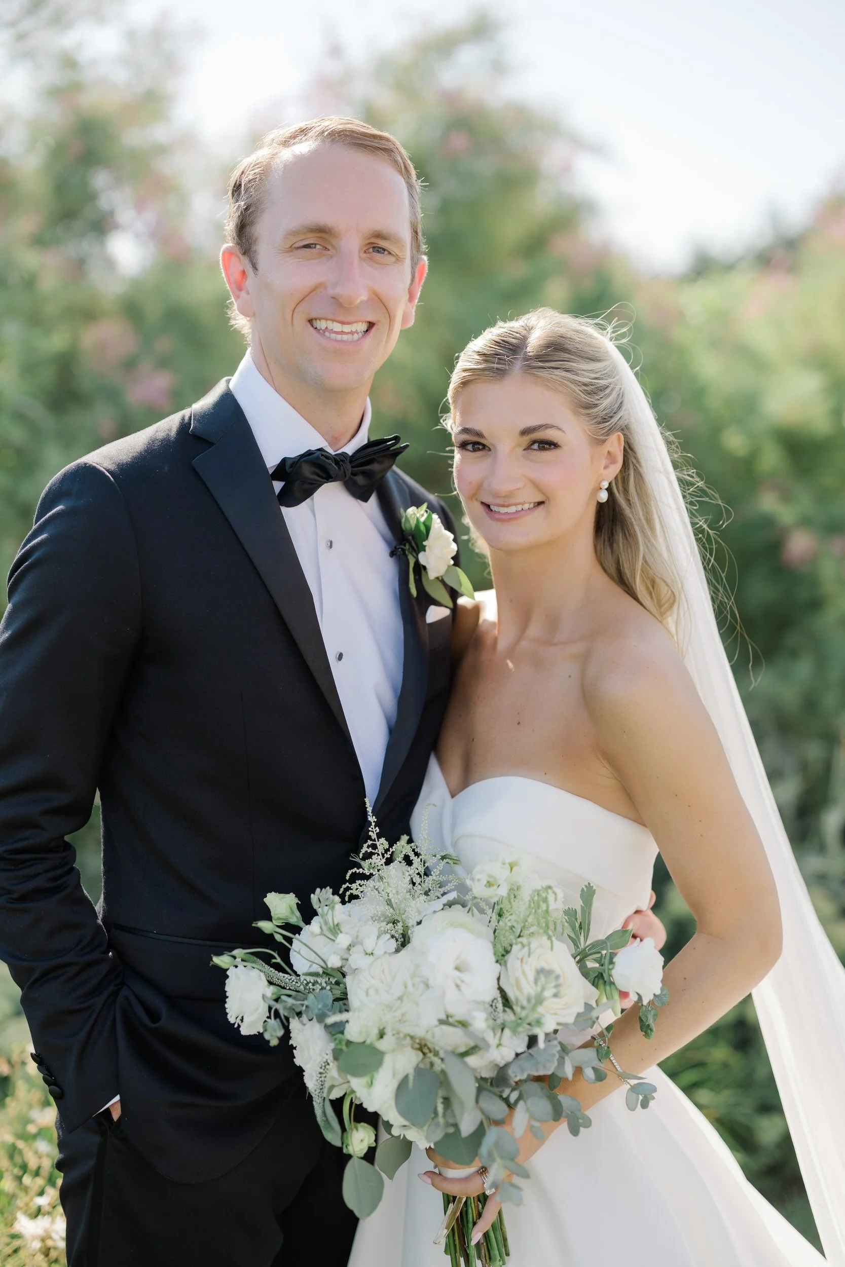 Couple's portraits at the Dunes Club Wedding