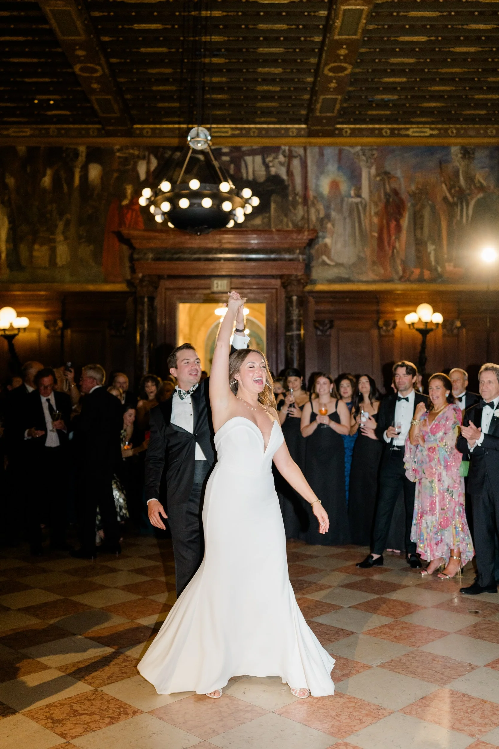 Boston Public Library Wedding Abbey Room