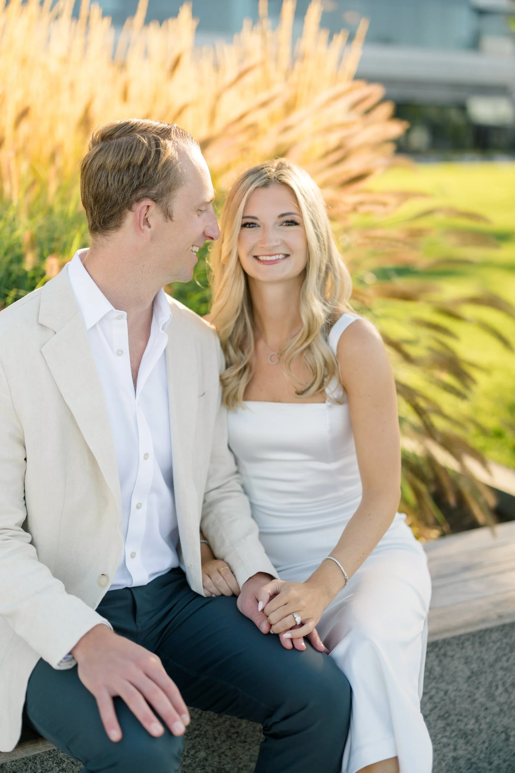 Fan Pier Park Engagement Session