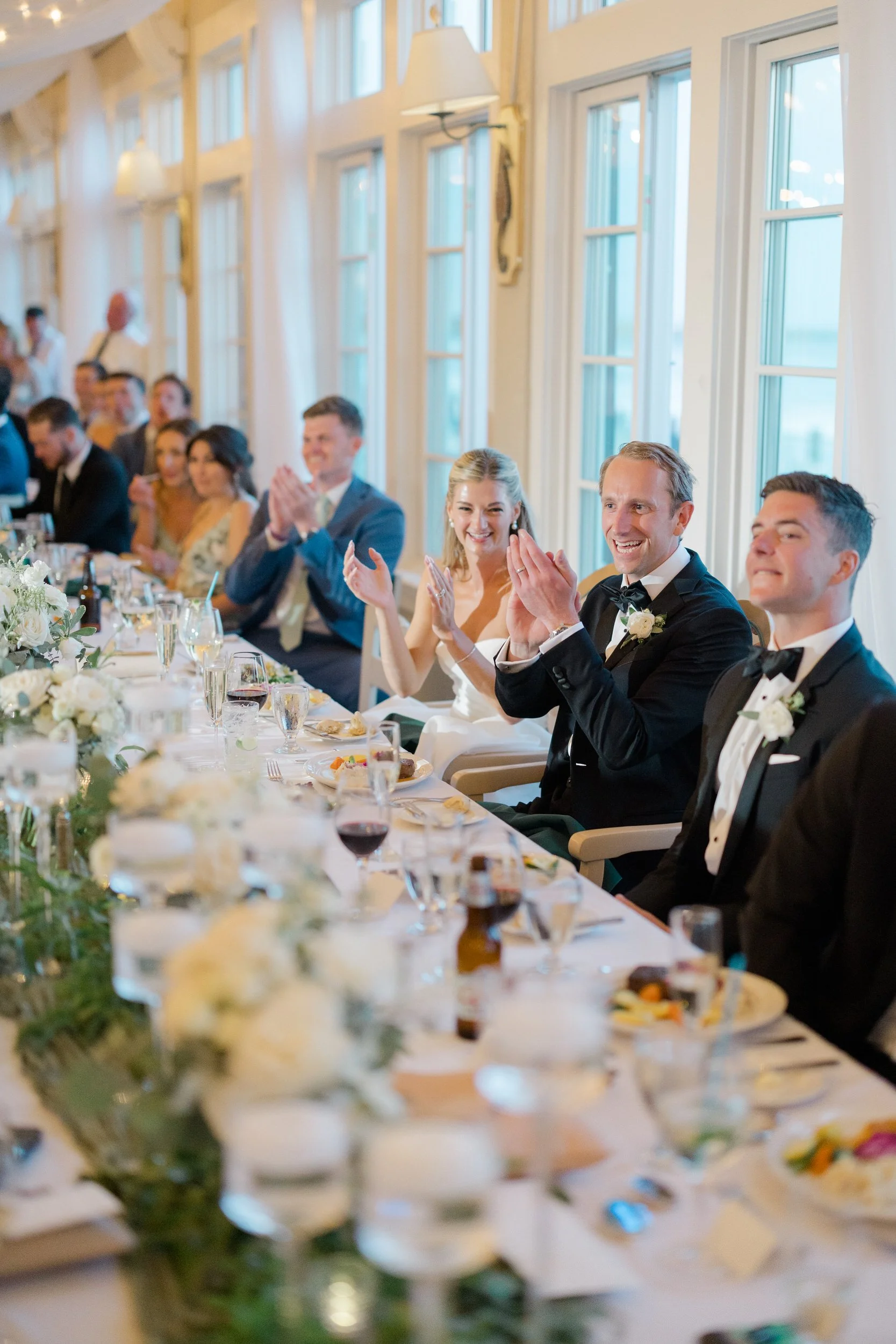 Reception Reception at the Dunes Club Wedding