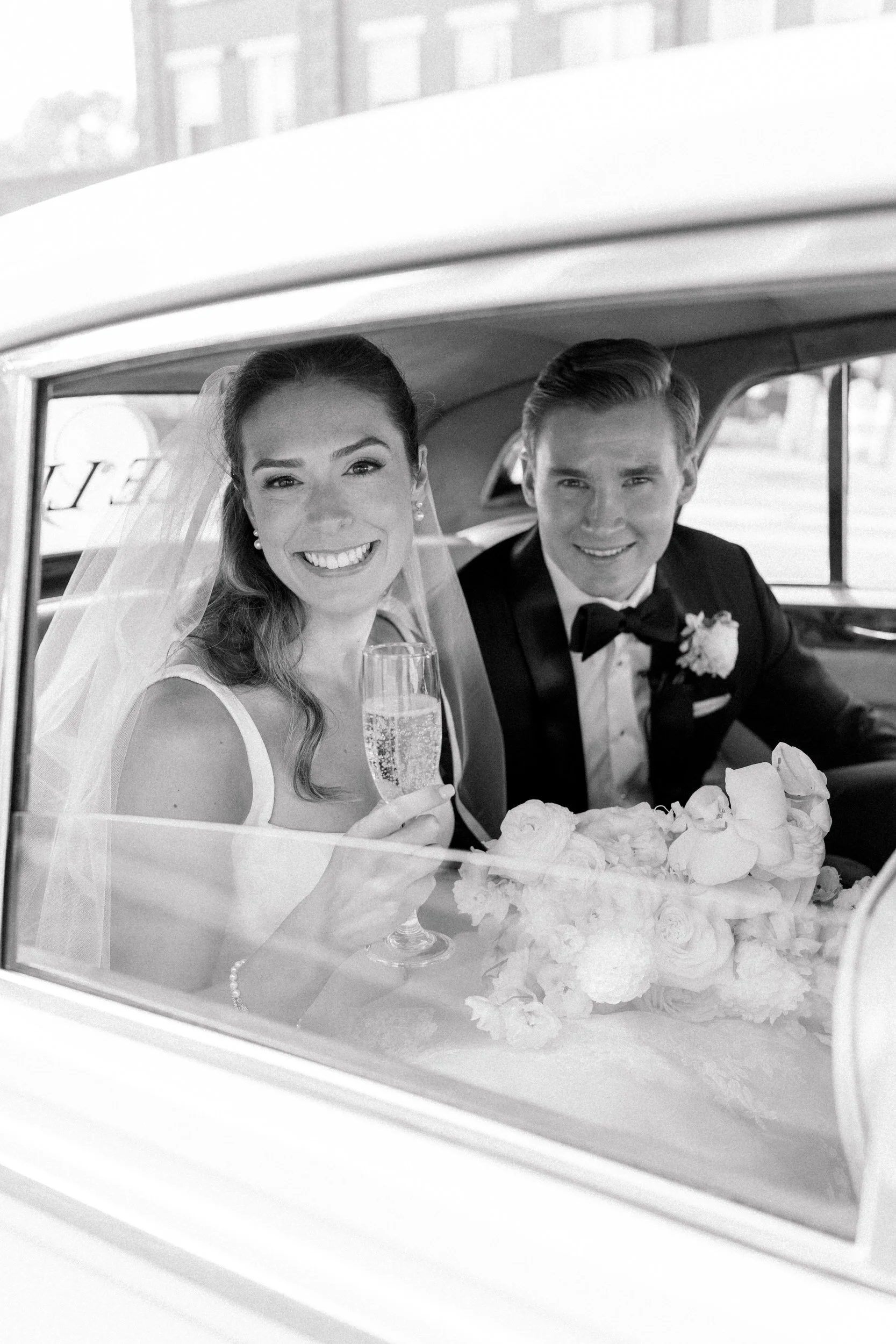 Couple's portraits at Boston Harbor Hotel Wedding