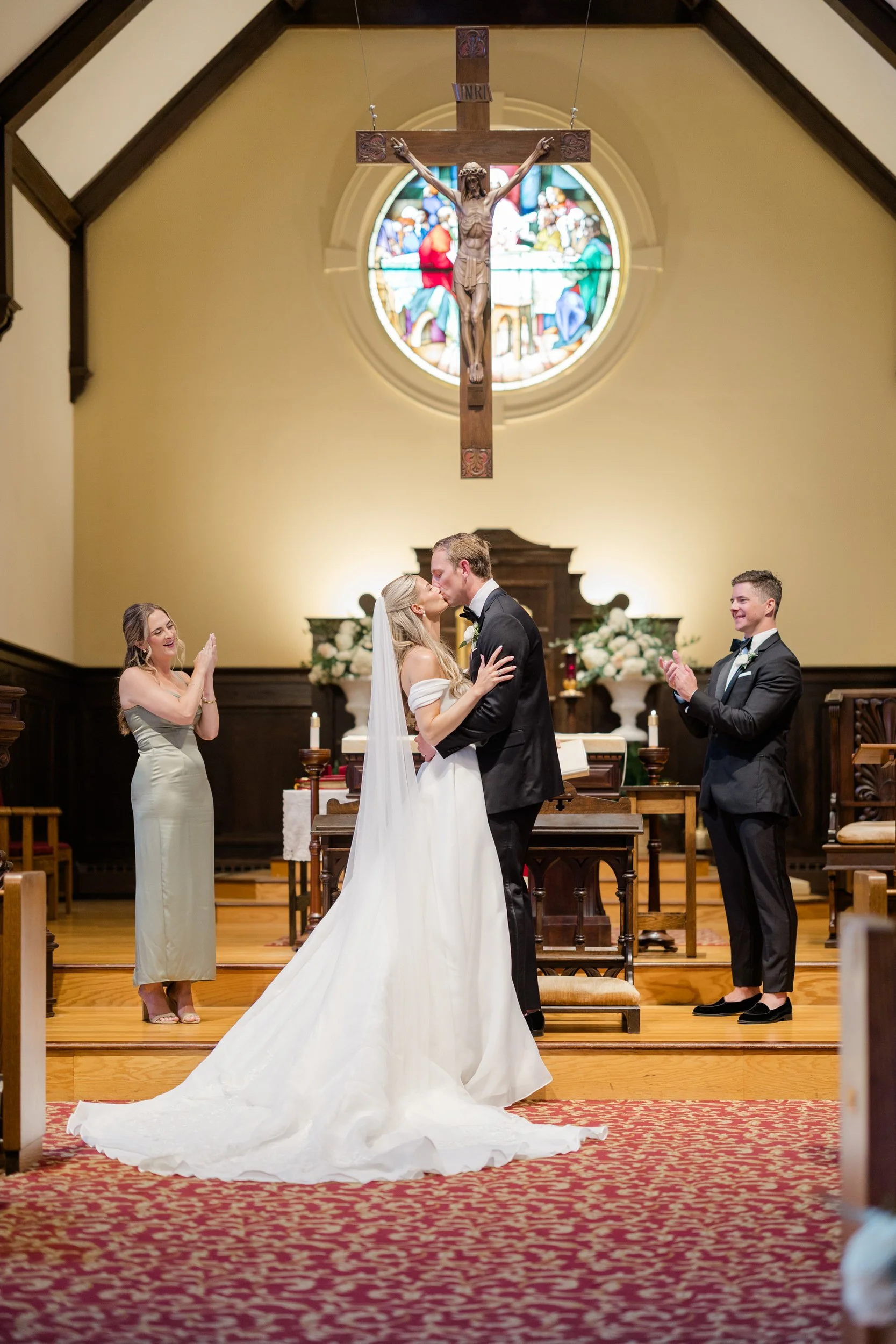 Ceremony St Thomas More Church Wedding