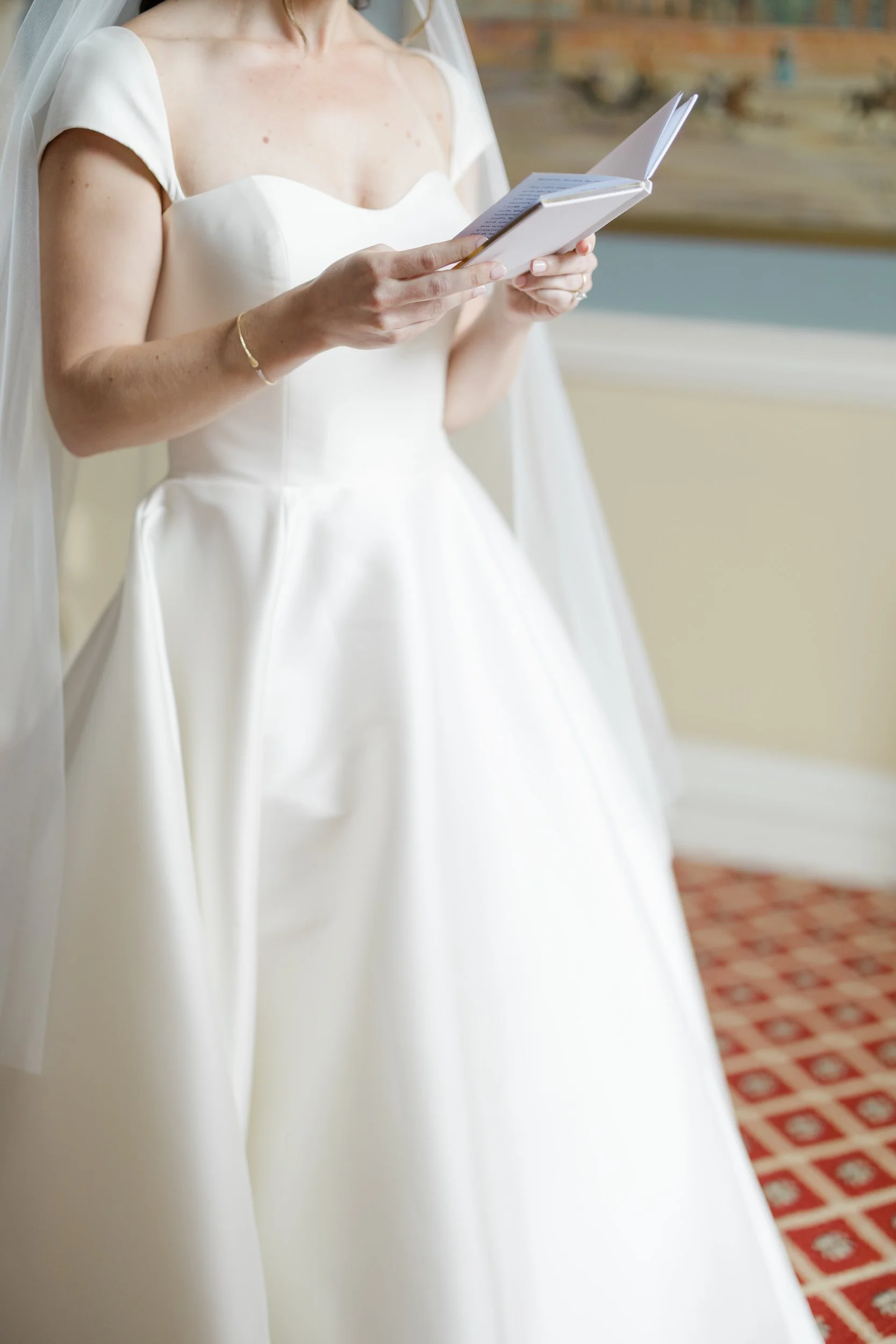 Private vows at the Harvard Club of Boston Wedding