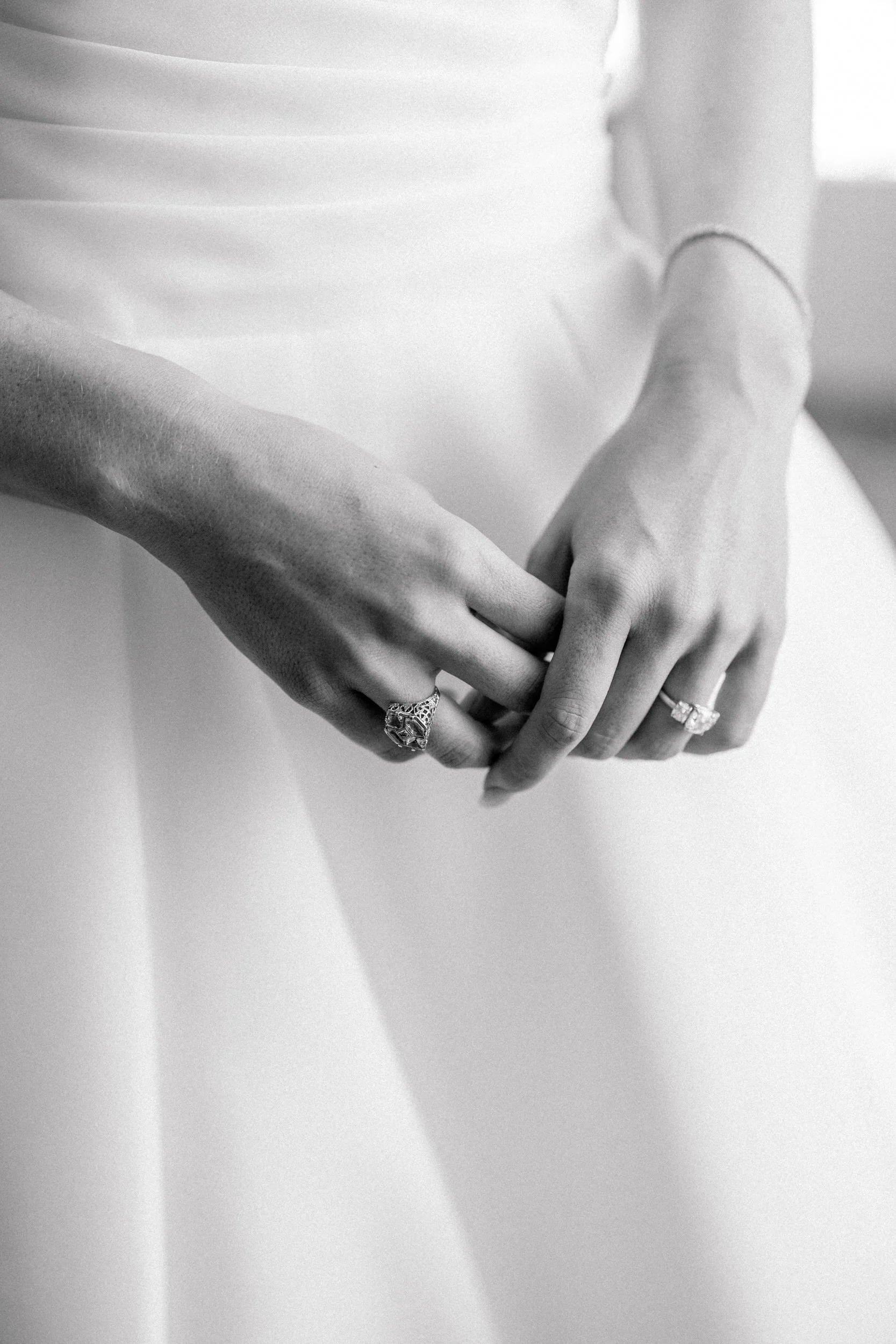 Bride at the Dunes Club Wedding