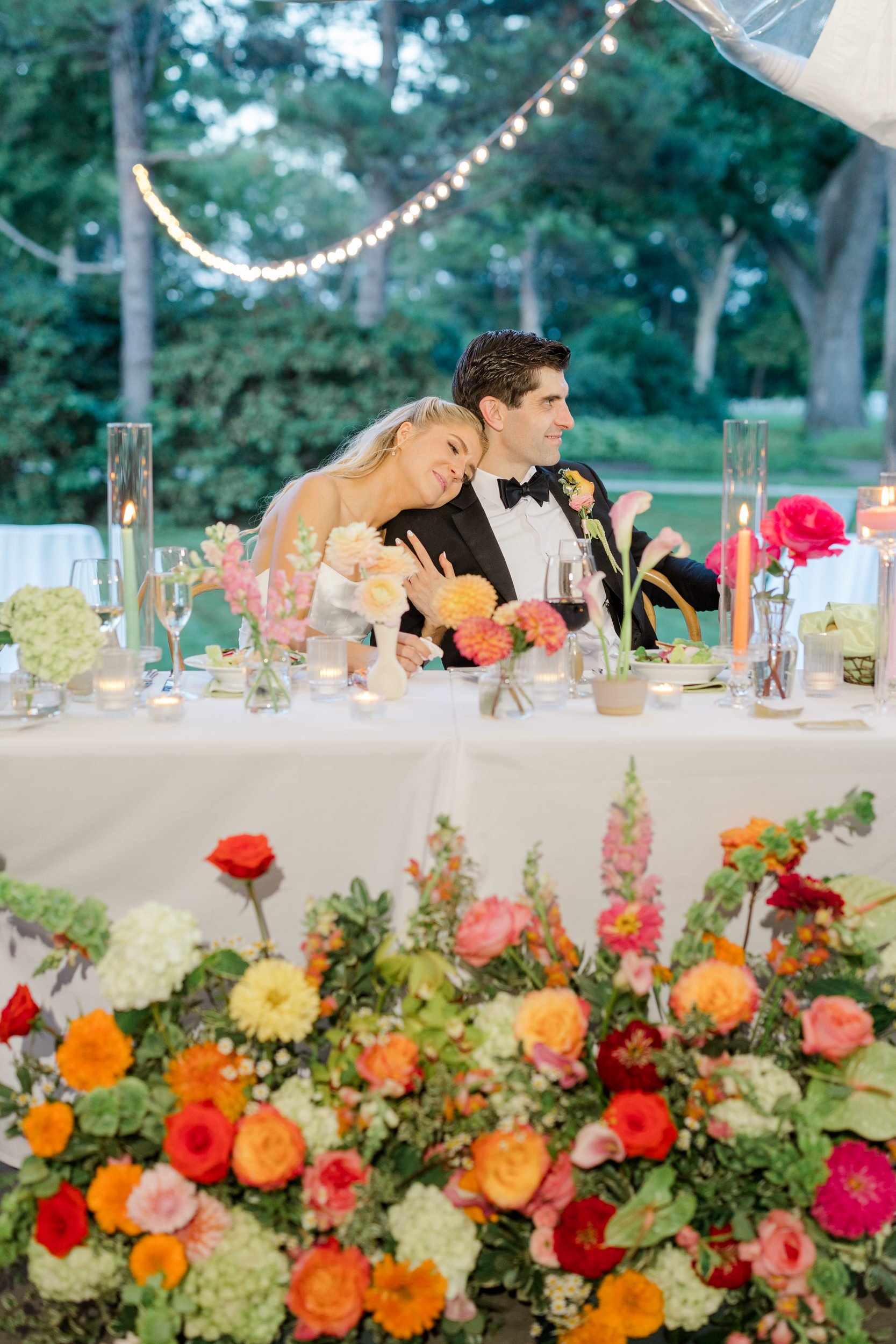 Moraine Farm Wedding tent reception