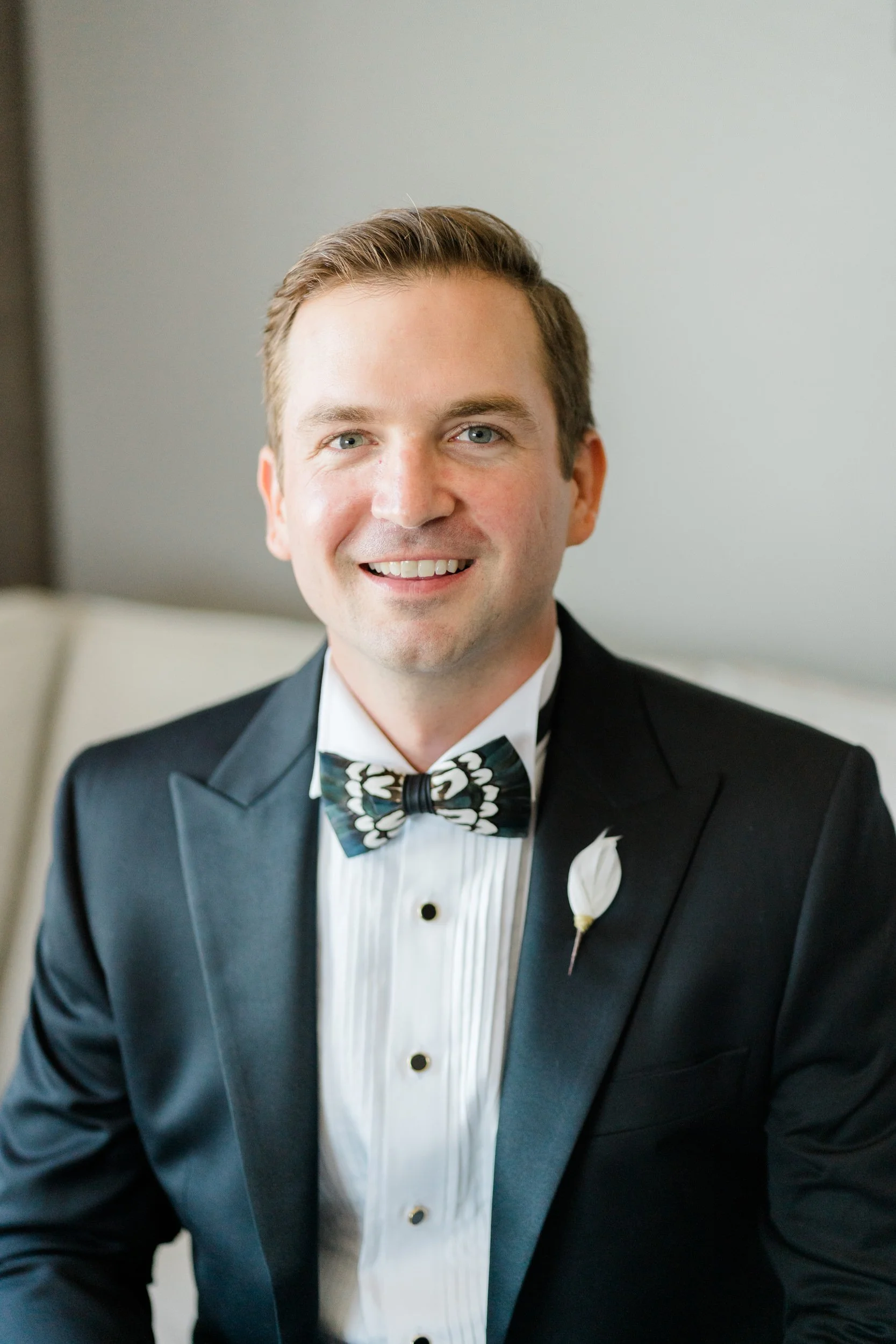 Westin Copley Groom Getting Ready