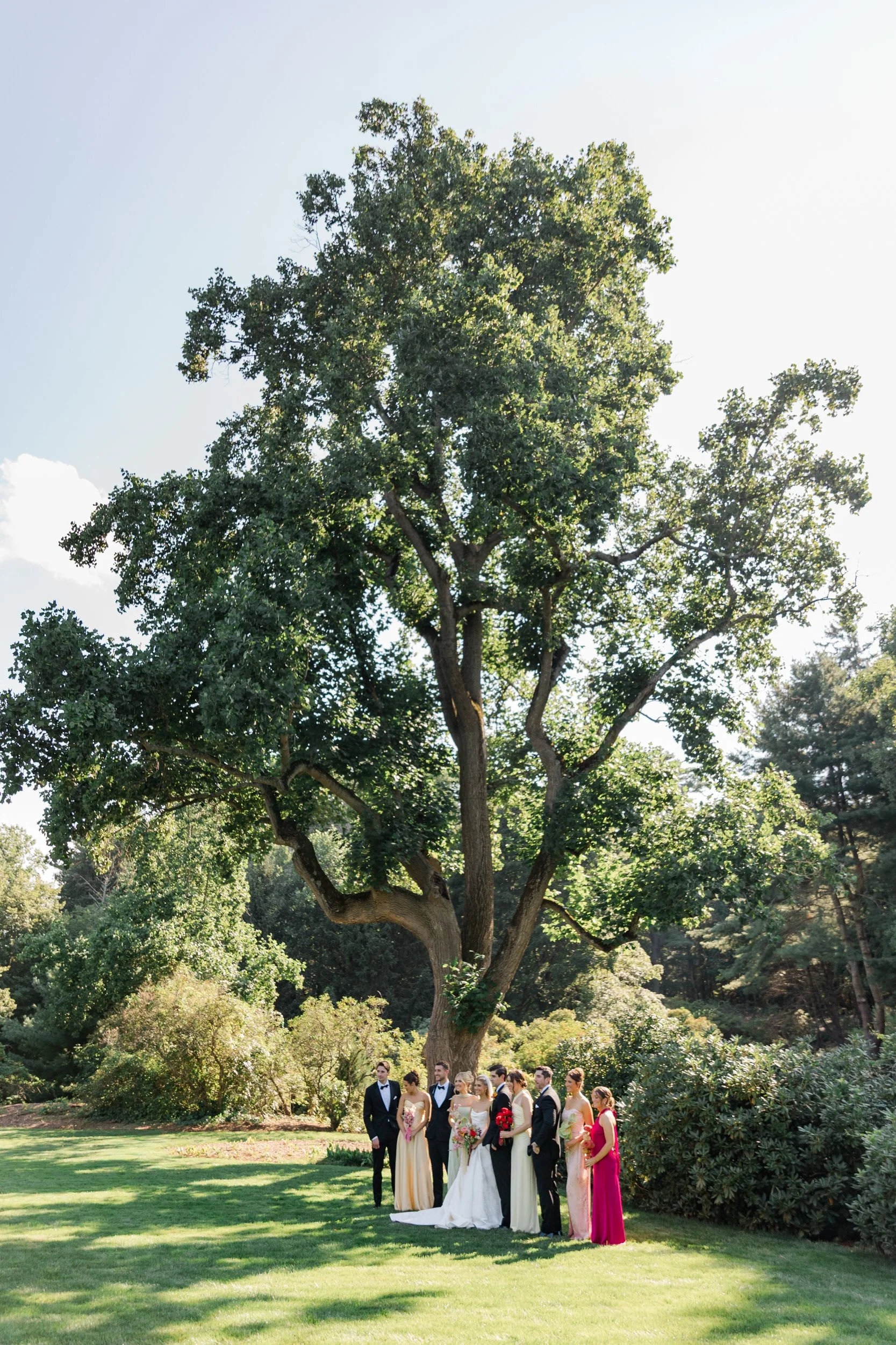 Moraine Farm Wedding bridal party