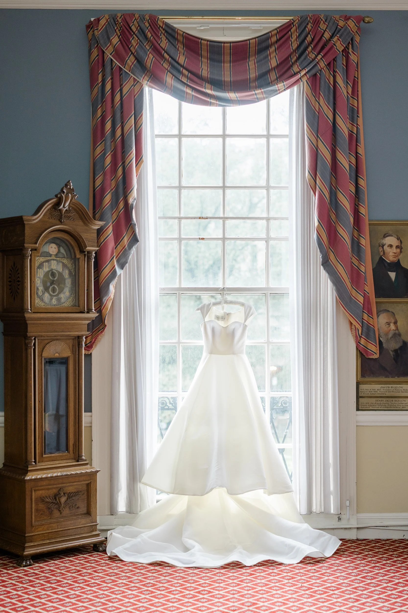 Wedding gown at the Harvard Club of Boston Wedding