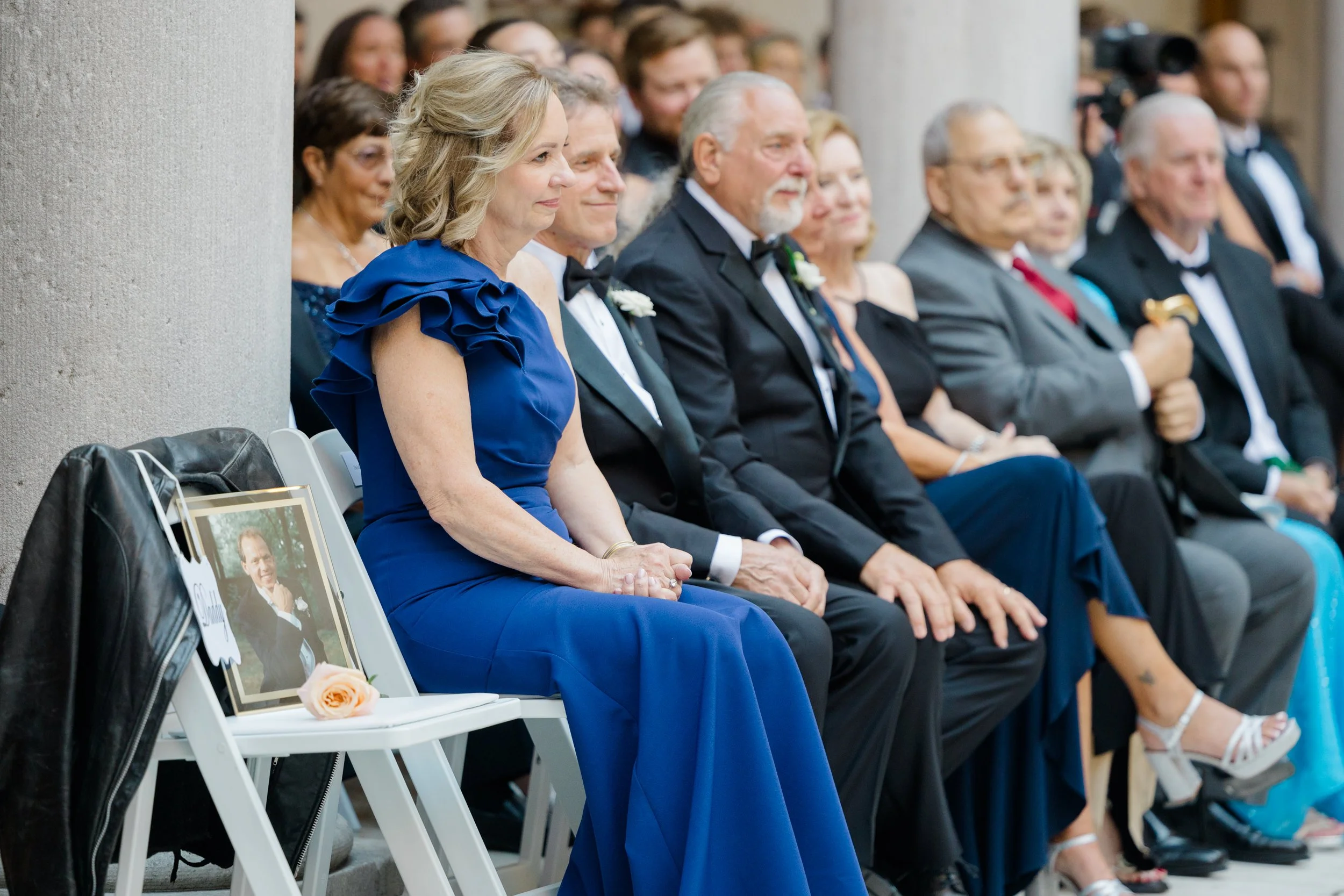 Boston Public Library Wedding Ceremony Courtyard