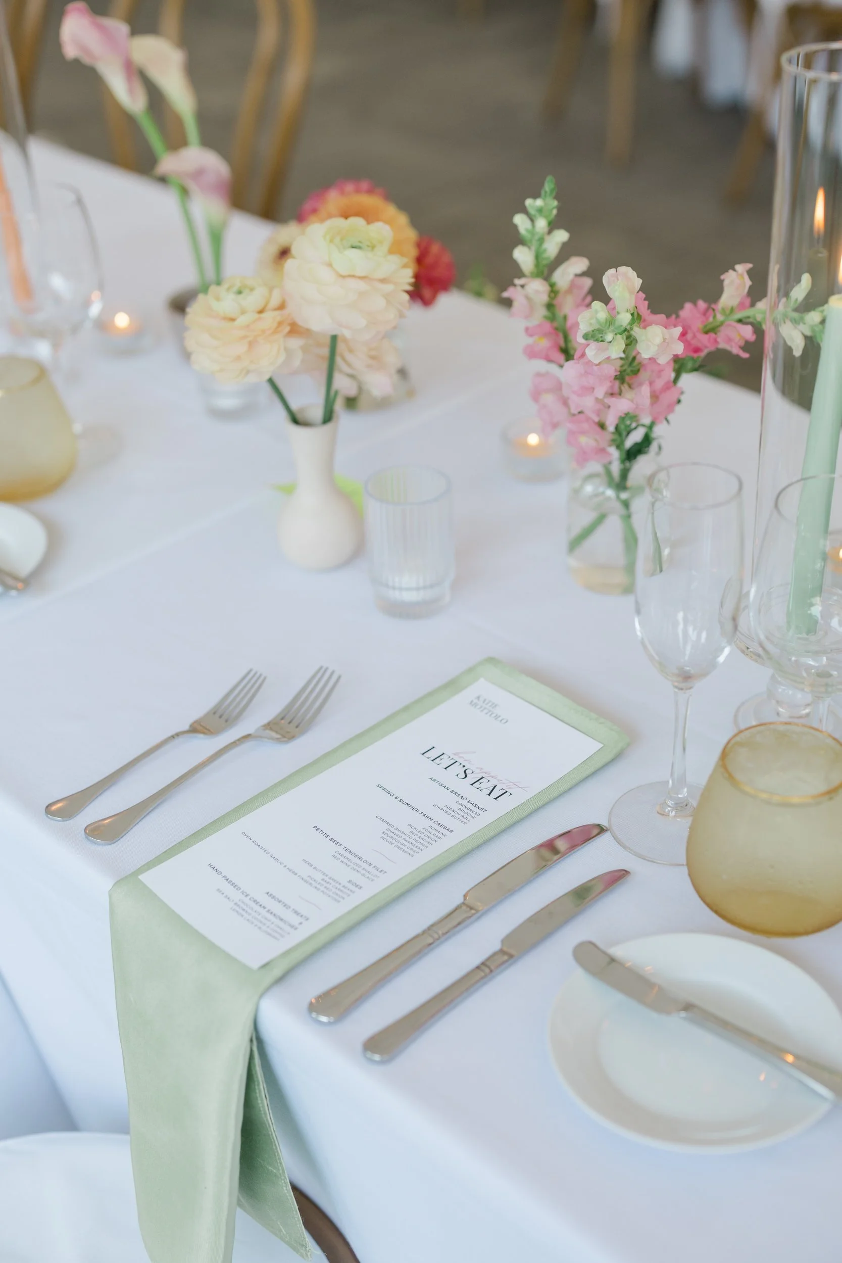 Moraine Farm Wedding tent reception