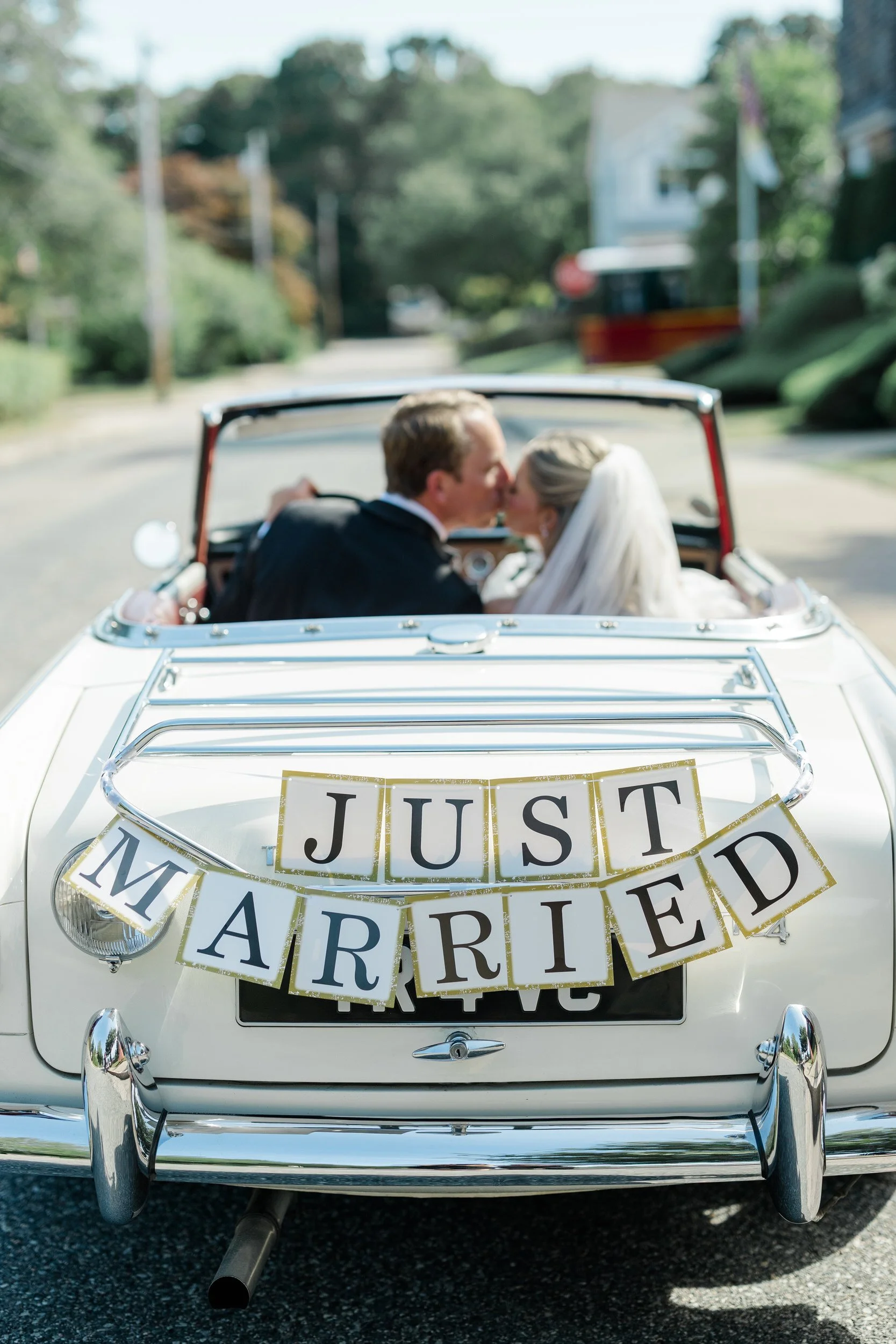 Couple's portraits at St Thomas More Church Wedding