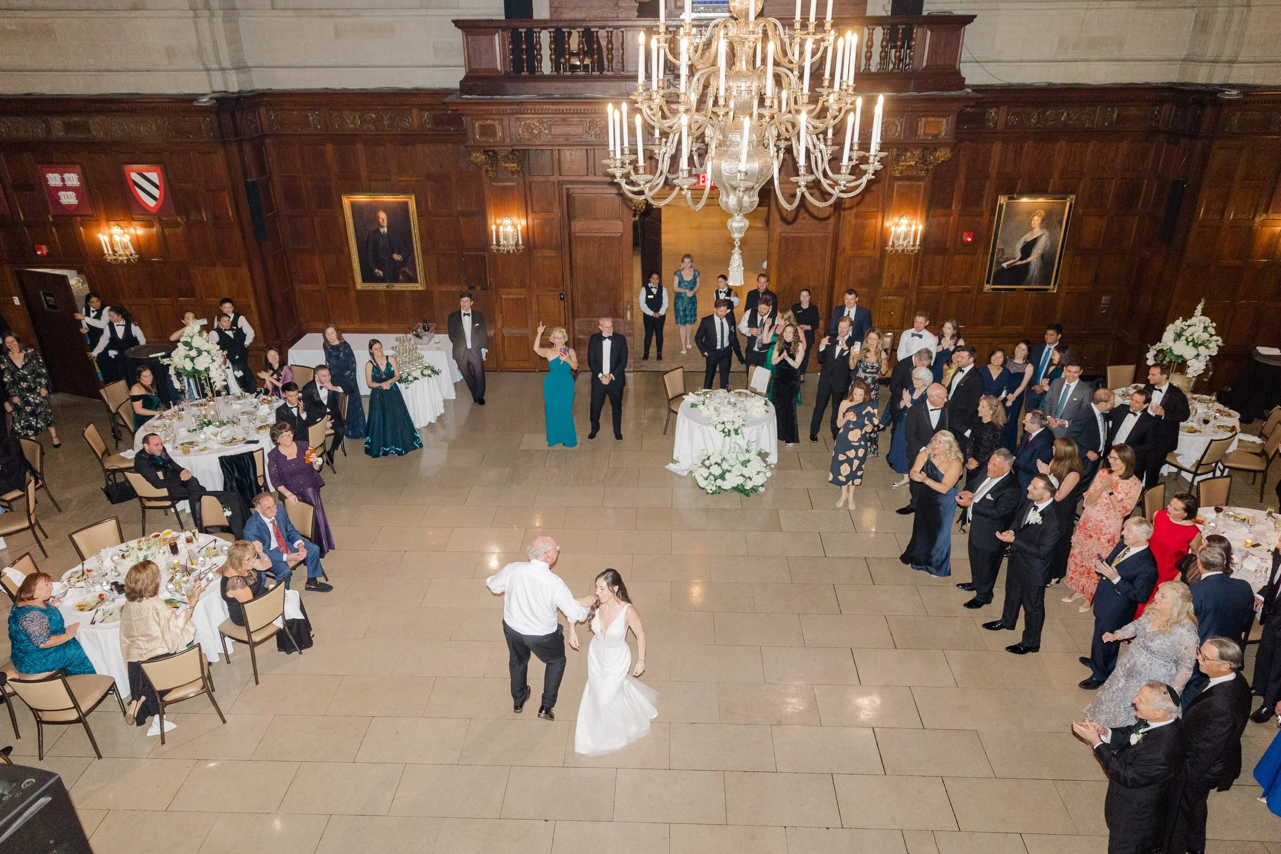 Parent dances at the Harvard Club of Boston Wedding