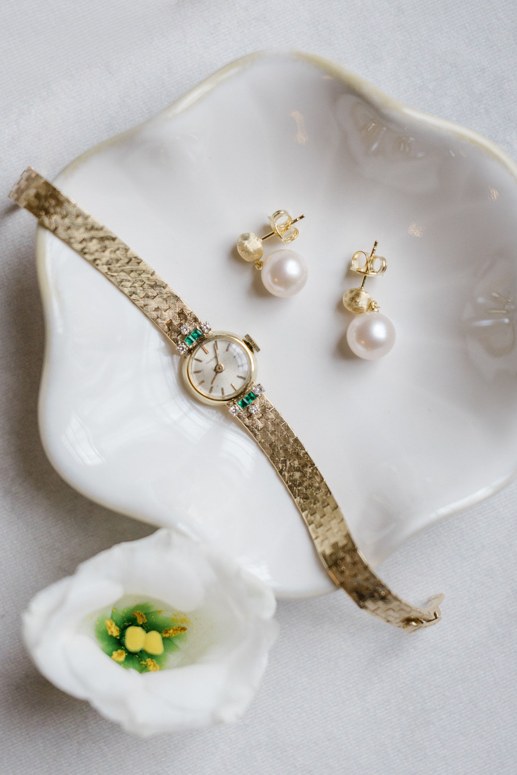 Wedding watch and jewelry at the Harvard Club of Boston Wedding