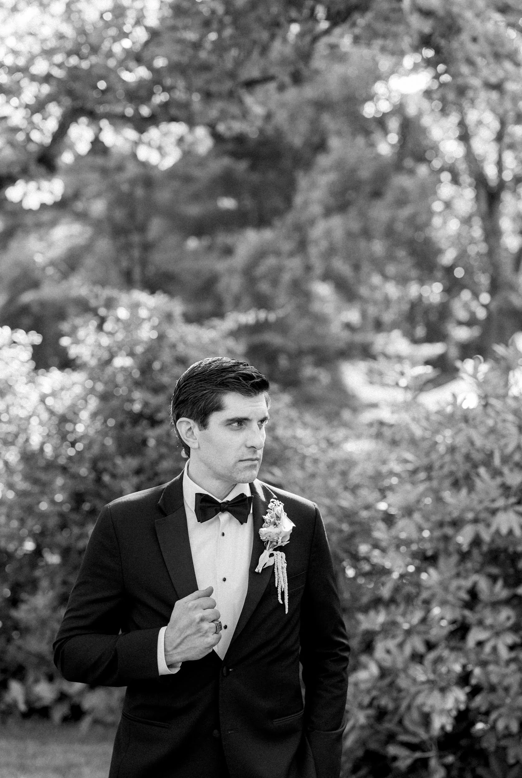 Moraine Farm Wedding groom