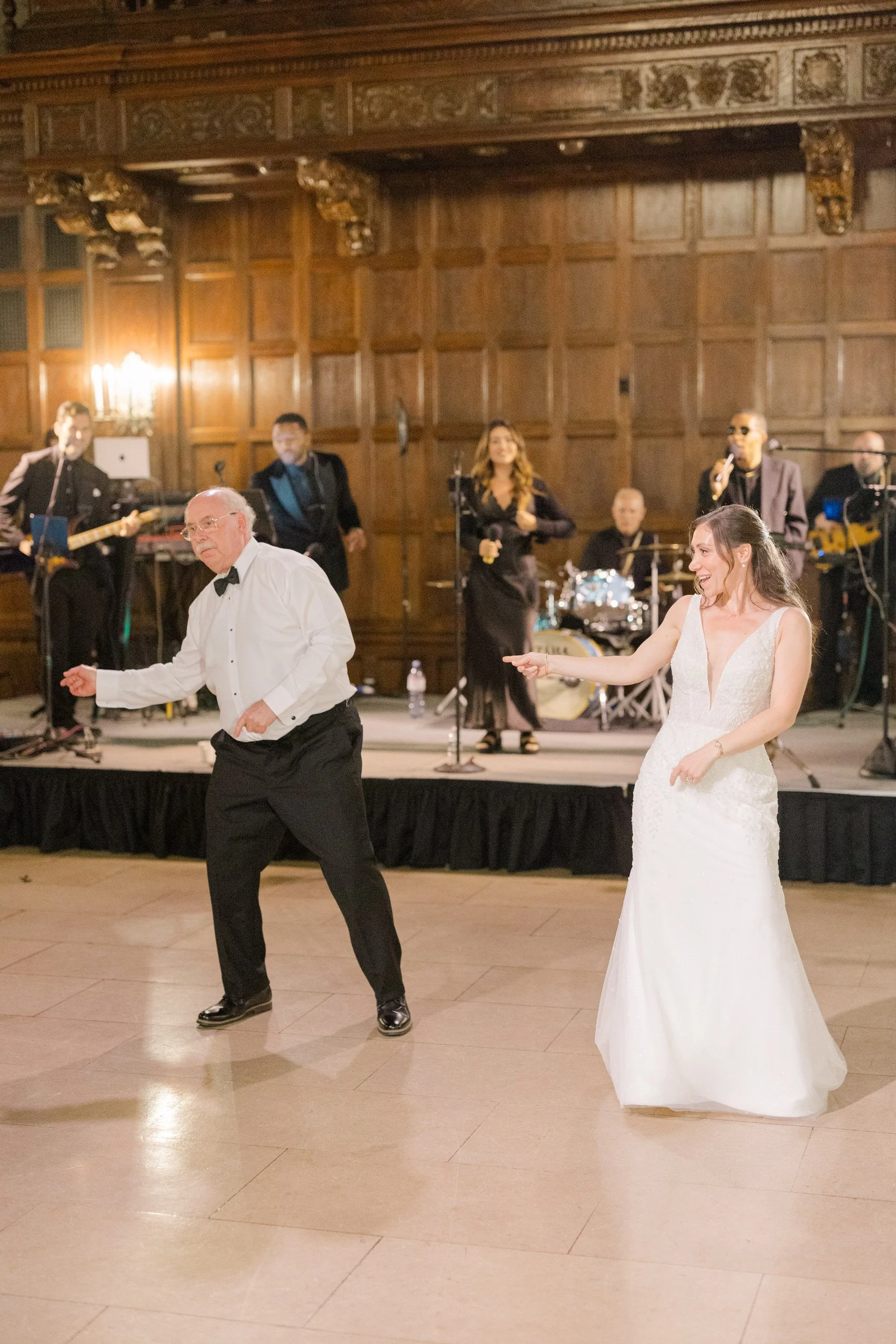 Parent dances at the Harvard Club of Boston Wedding