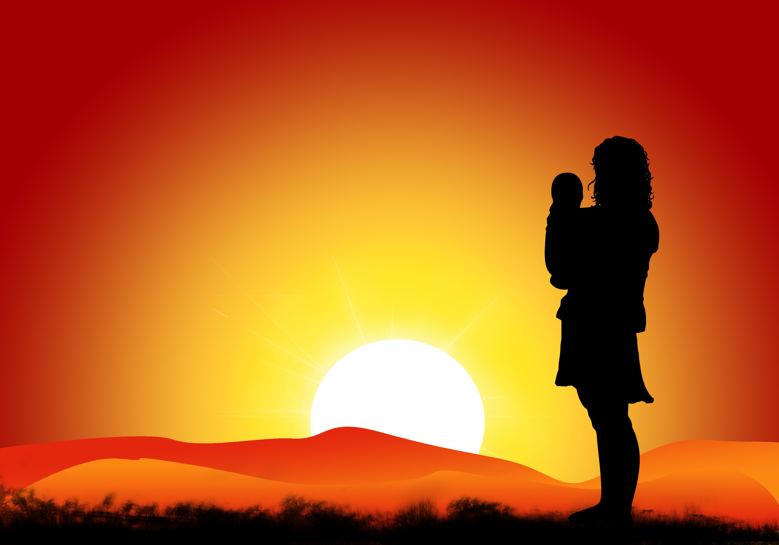 mom in sunset illustration.jpg