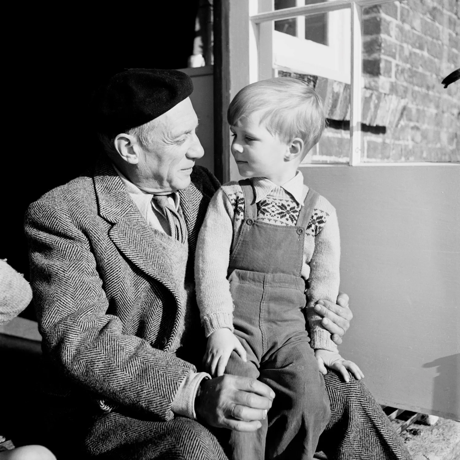 Picasso and Antony Penrose by Lee Miller © Lee Miller Archives, England.