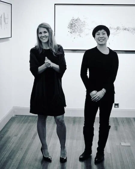 Curator Clarissa Tam and Nissa Kauppila