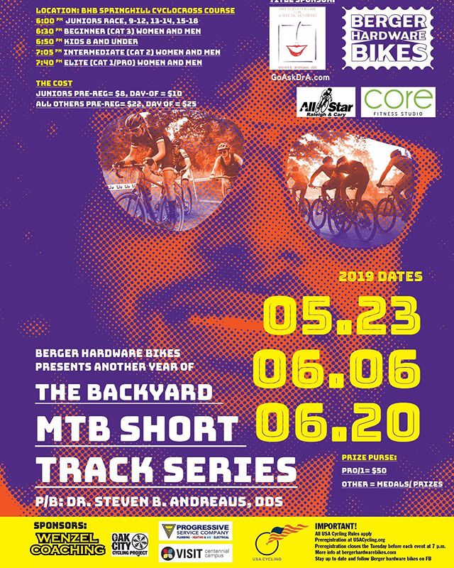 SHORT TRACK! Save the dates! Zoom in or hit the website for deets - link in our bio. See you on Dorsett Drive next week for noche numero Uno