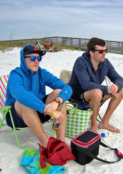 Matt & Eric at the Beach February 2012