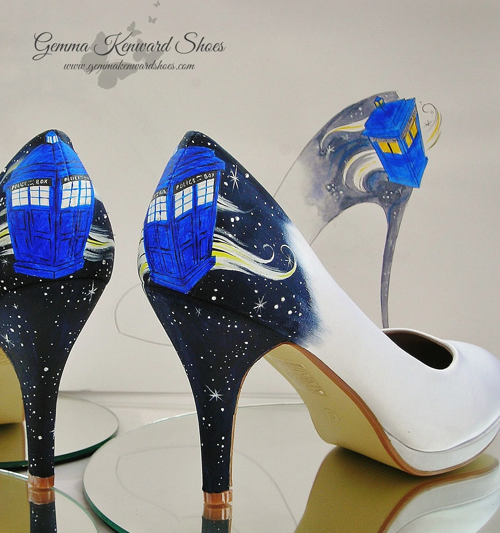 Doctor Who Theme Wedding Shoes 
