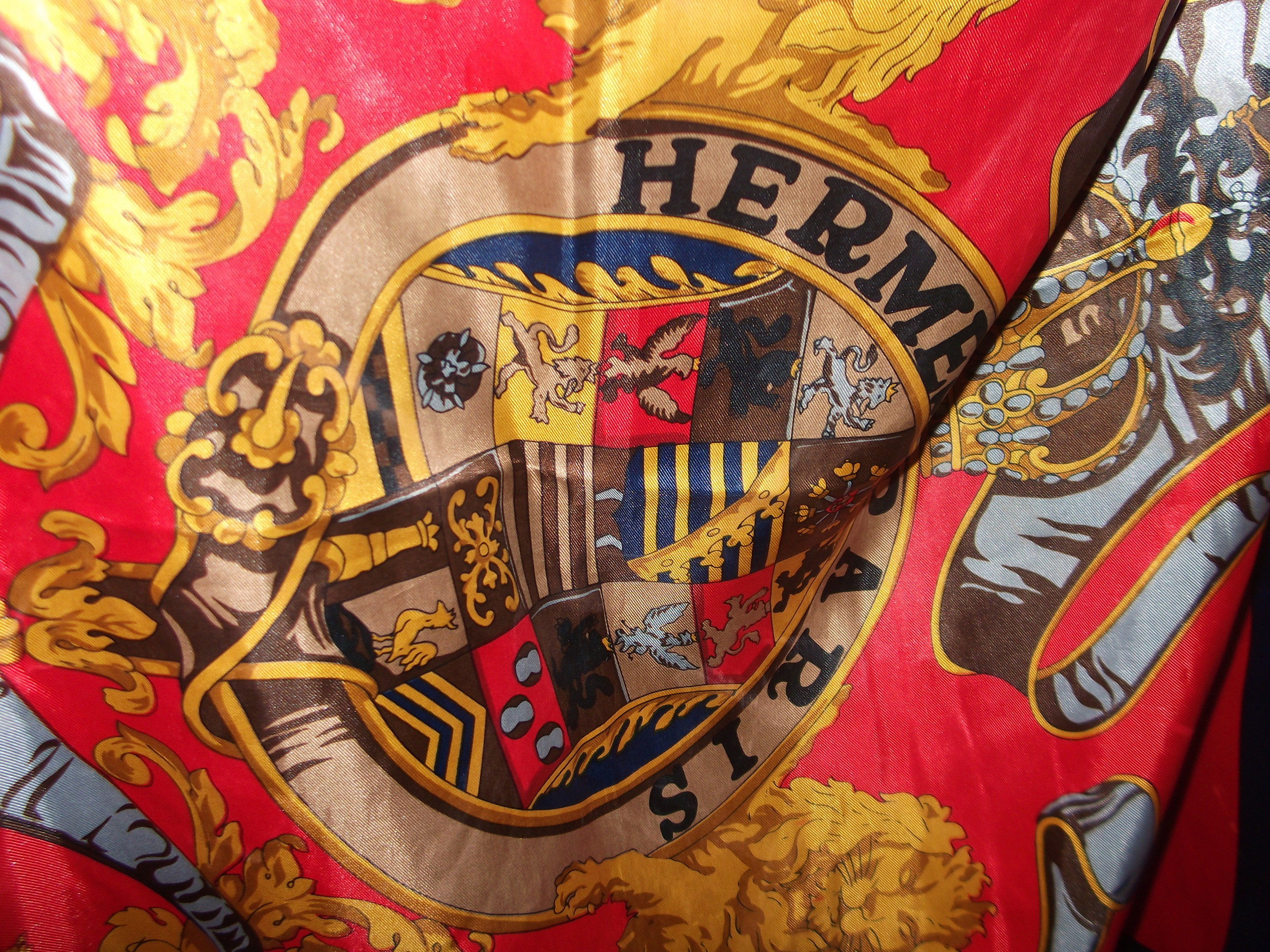 Vintage Hermes Scarf at Pop Up Vintage Fairs London St Stephens Rosslyn Hill Hampstead.JPG