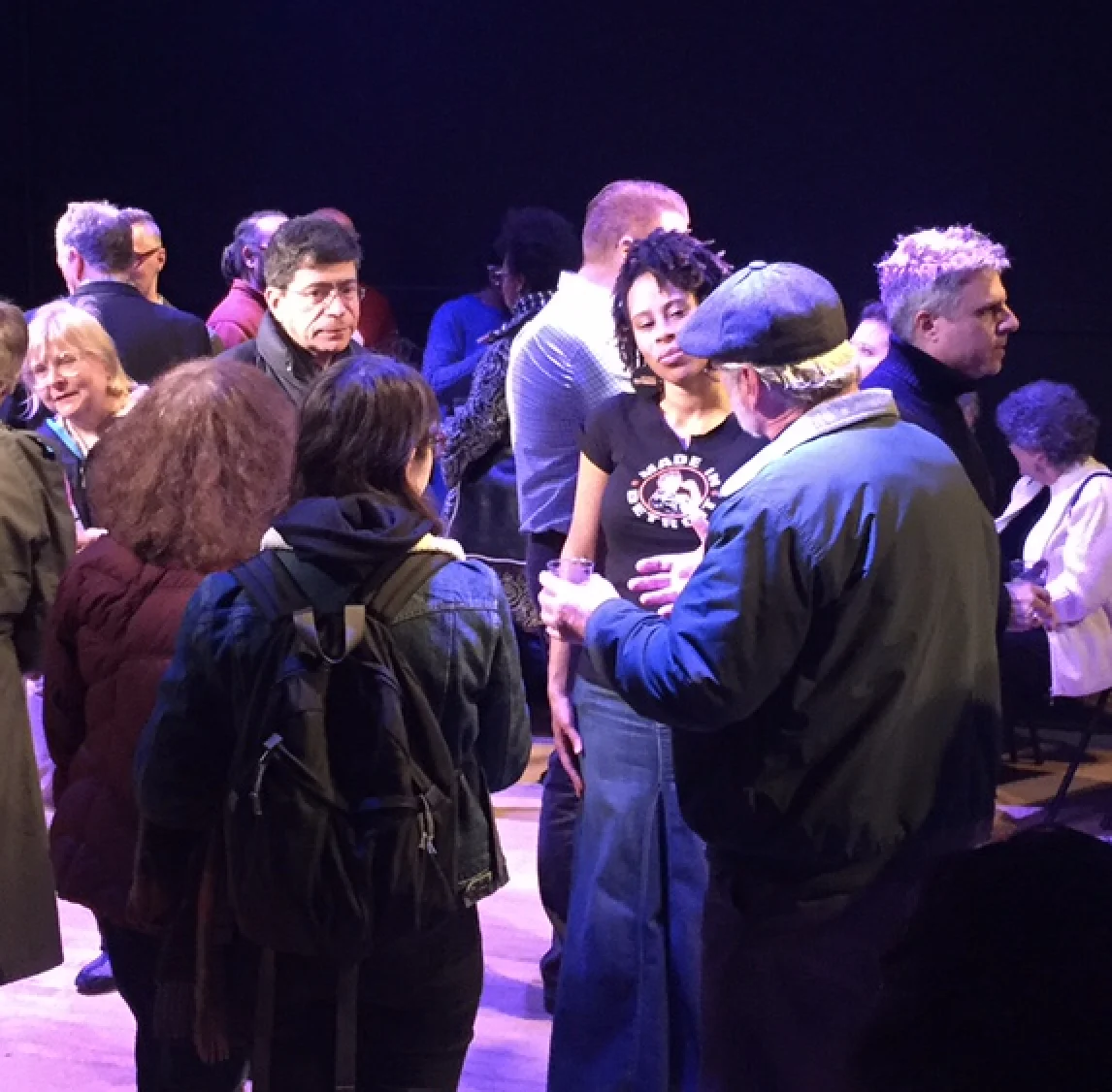 A pre-show meet and greet with community members and playwright Dominique Morisseau 