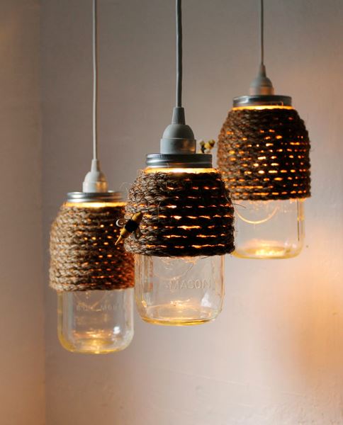 Mason Jars & Jute, a great DIY project