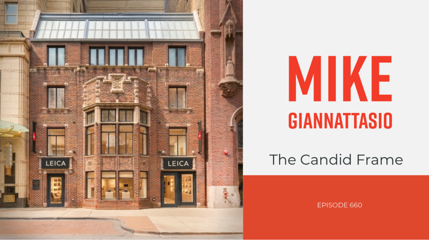 The Candid Frame #660 - Mike Giannattasio Leica US