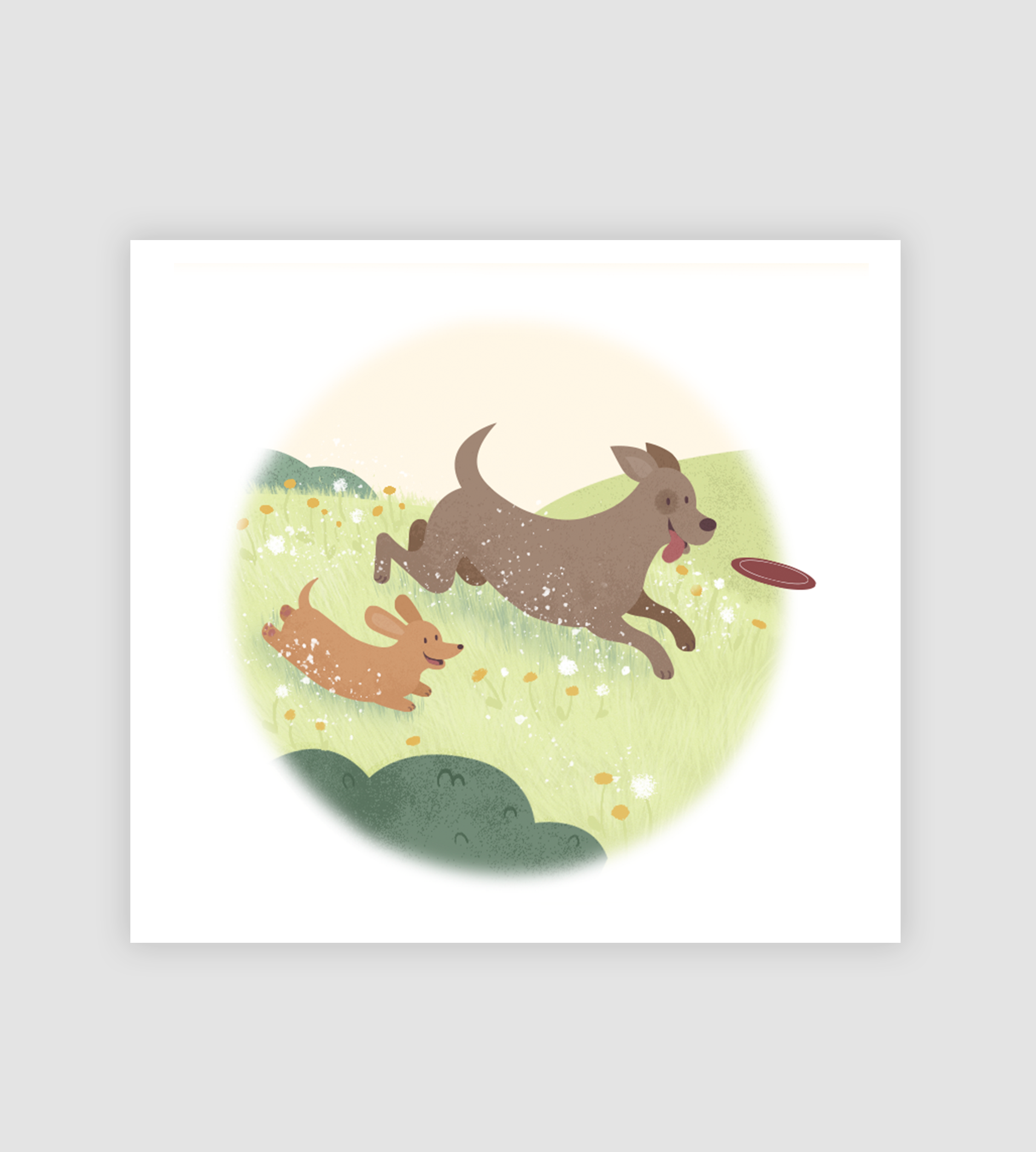 Spot illustration for a children's book concept
