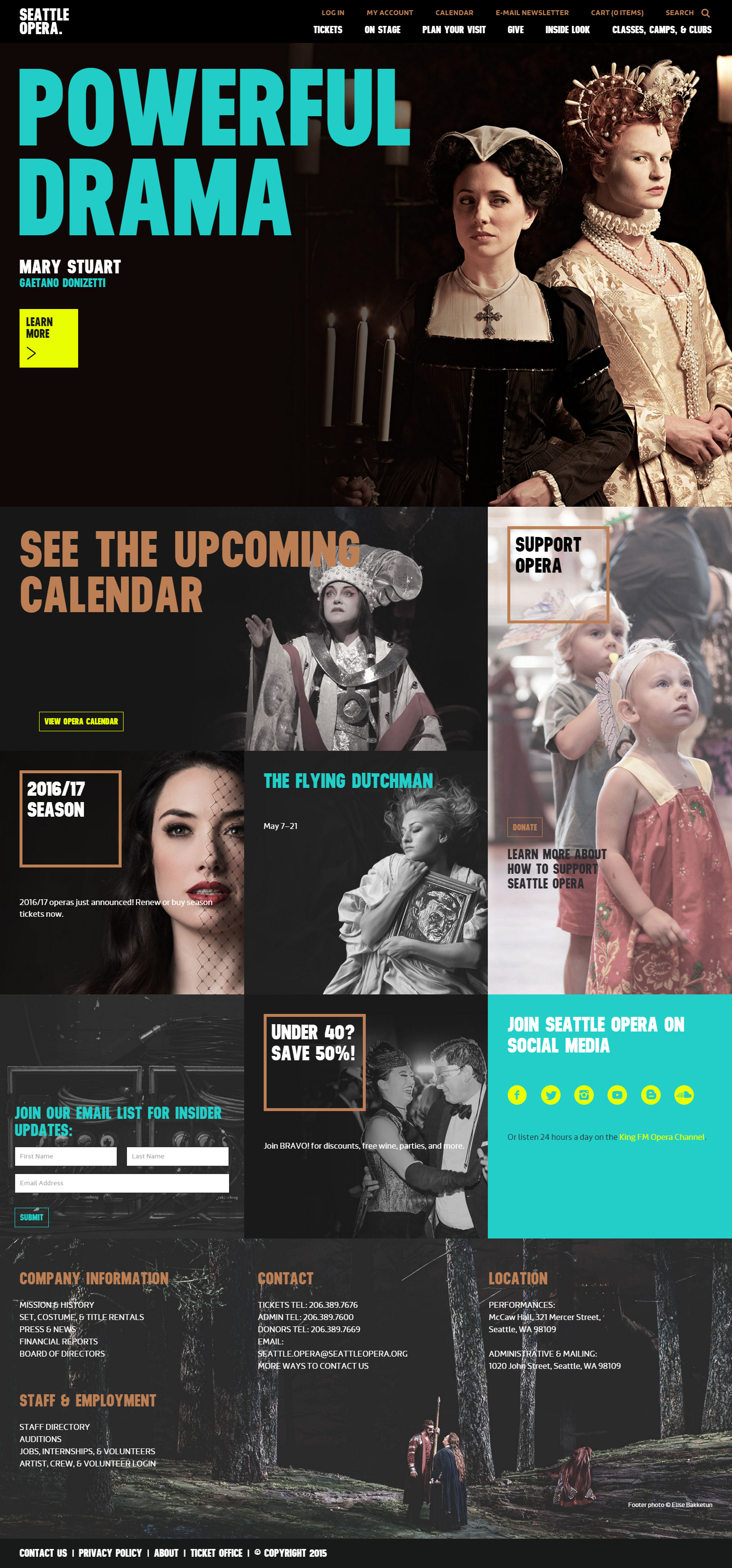 Screenshot of Live Site: Home Page