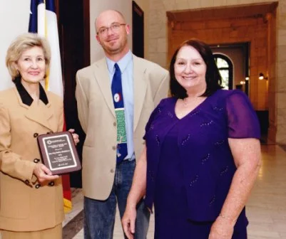 Teri Stoddard with Senator Kay Bailey Hutchison
