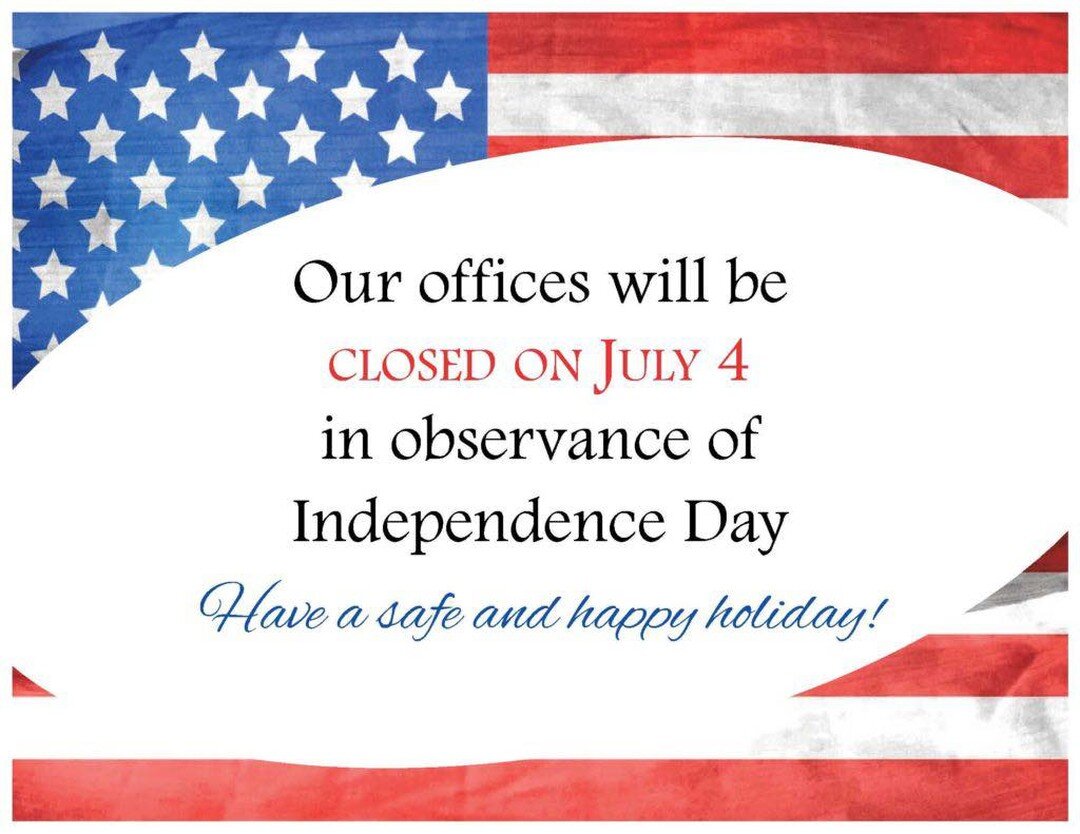 All SpeechPath Ohio offices will be closed next Monday, July 4th. We can&rsquo;t wait to see you the following week and hear all about your holiday fun!