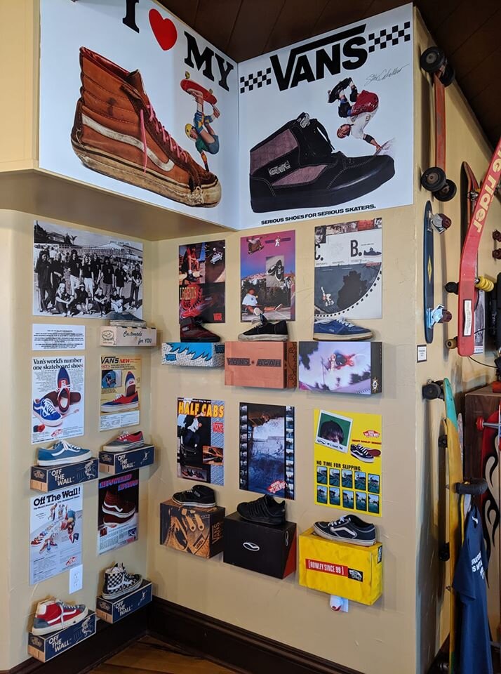 Bay Skateboard Museum - Supported Vans