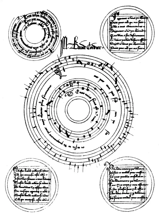 Cordier - "With a Compass I was composed."