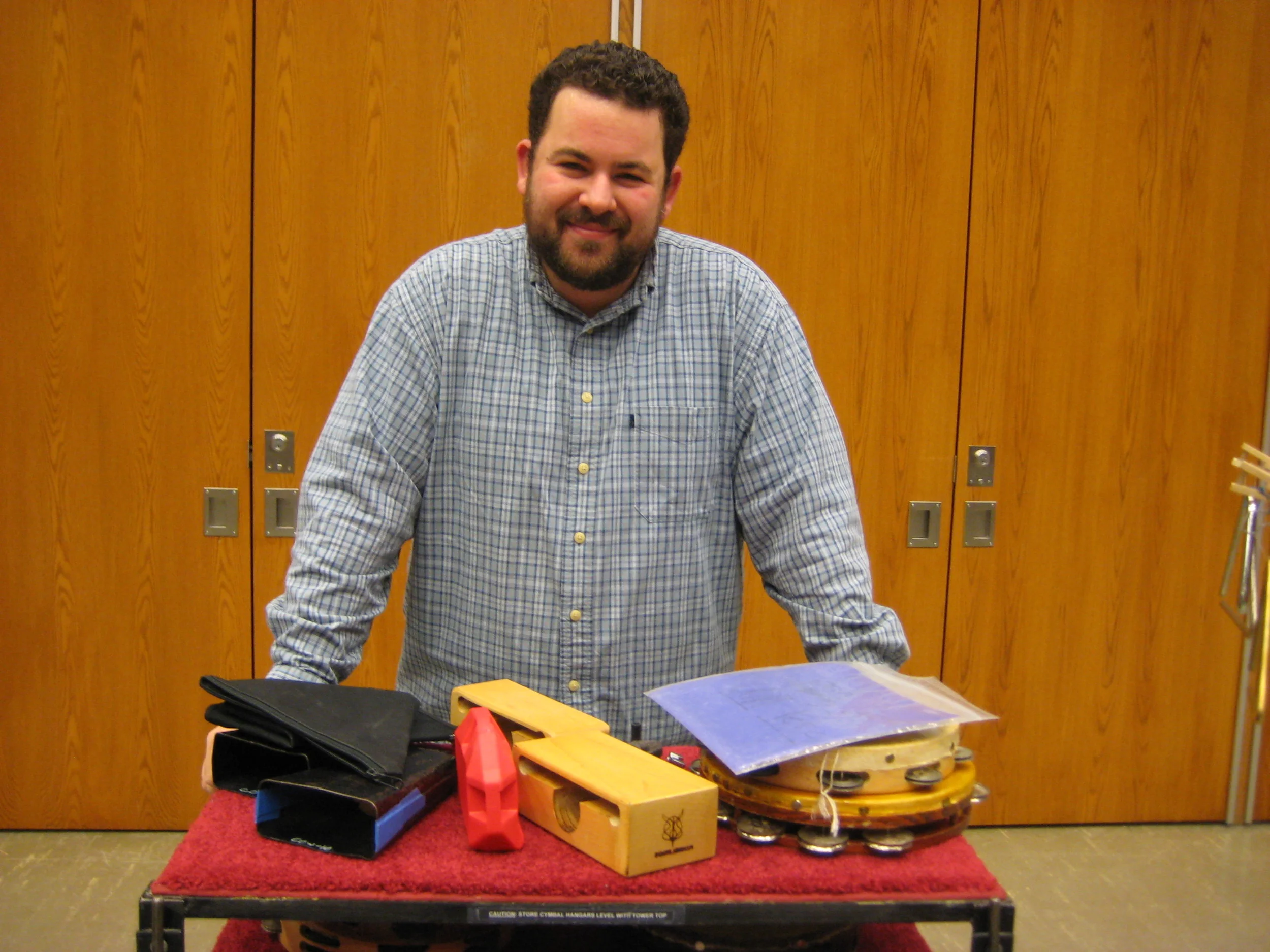 Jeff with some of his "toys".