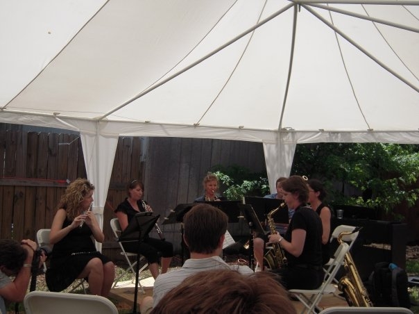 Our first performance ever, at Saxquest. Playing Scaramouche by Milhaud. 