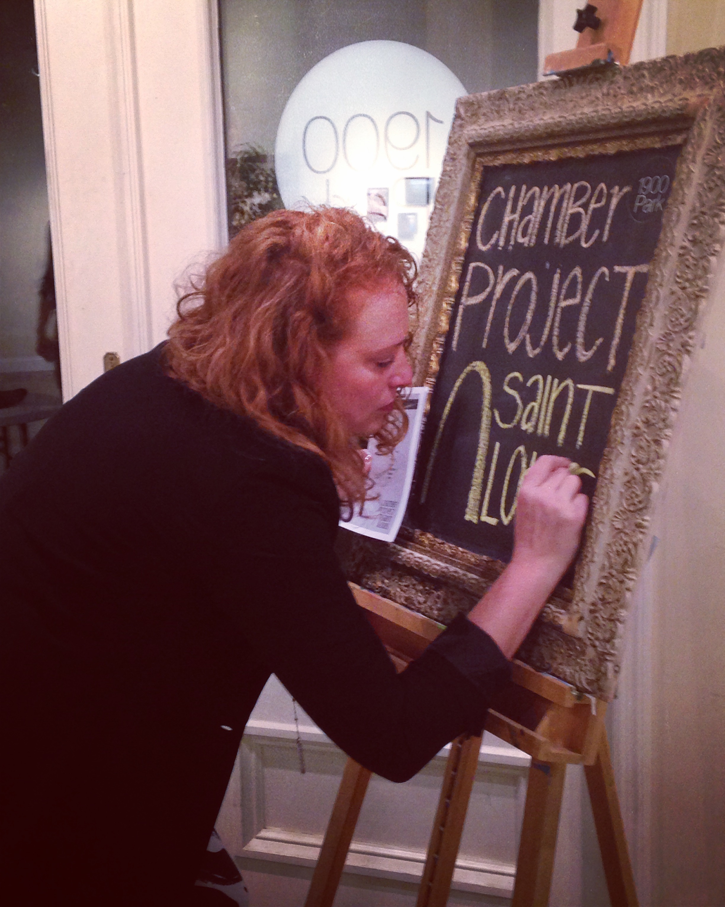 Another talent: Board President Andrea Tharin is also an artist!