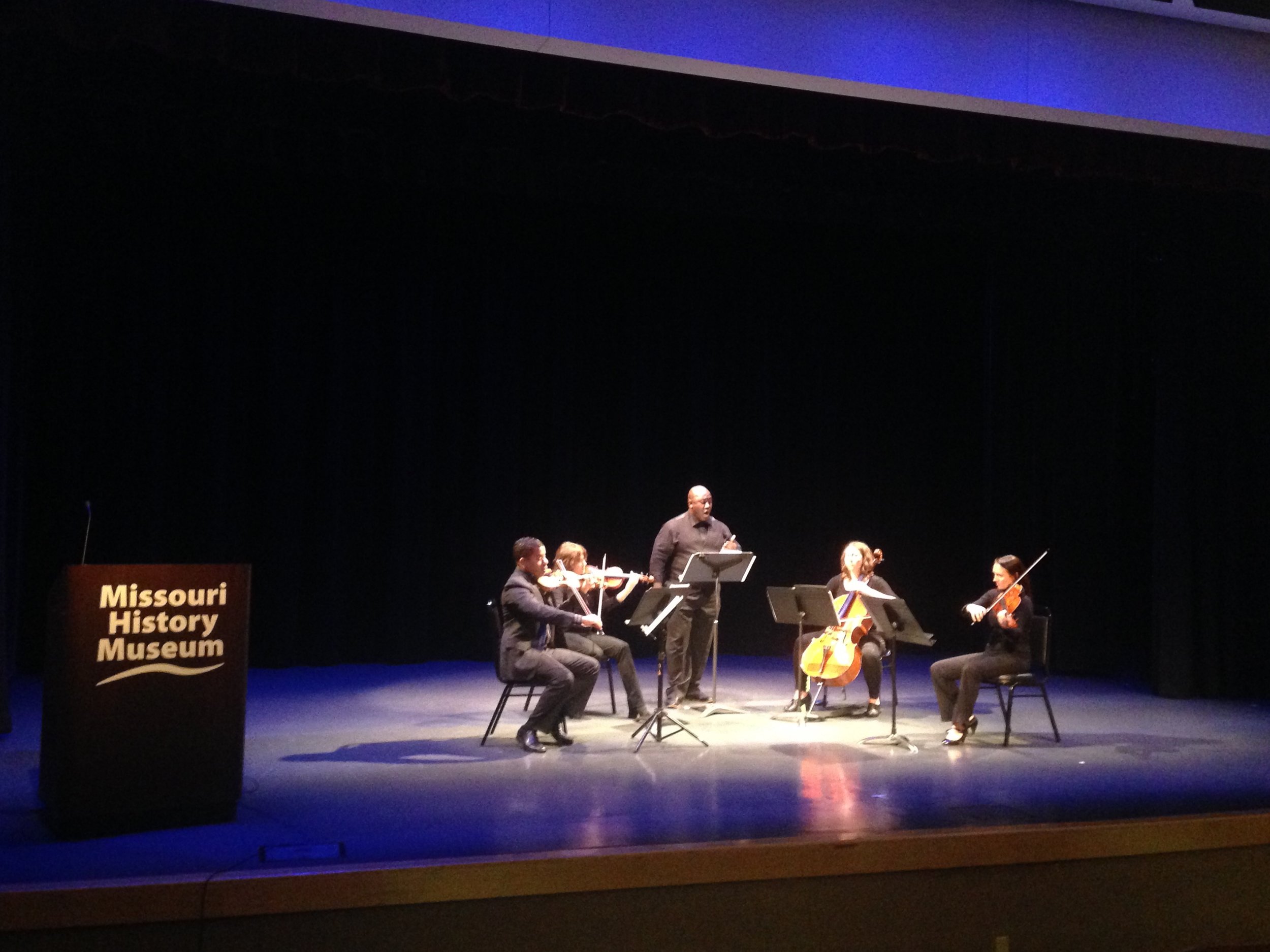 We continue to build new partnerships and tell important stories. This fall we performed as part of the #1 in Civil Rights exhibit at the Missouri History Museum. 