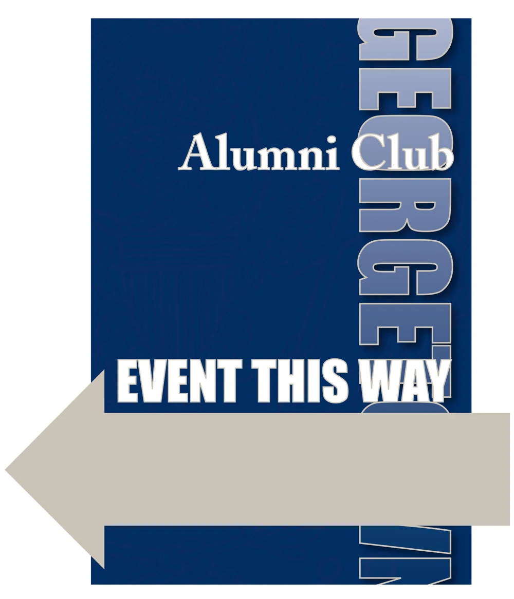 Georgetown Alumni Club Signage