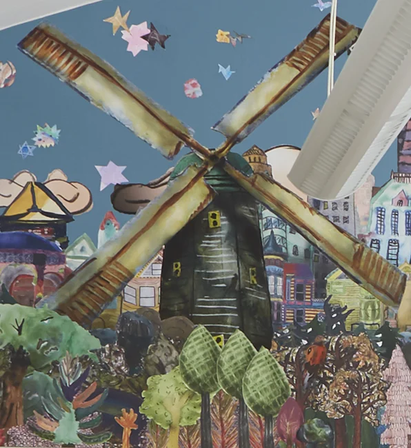Detail: Right Windmill
