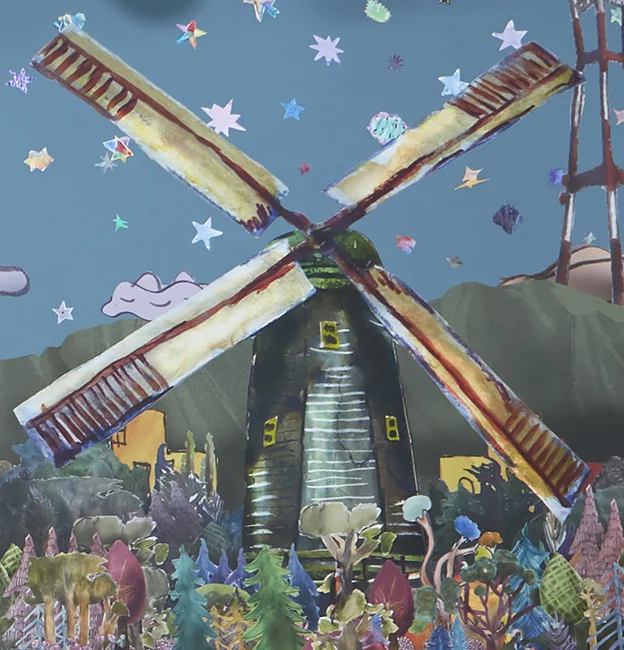 Detail: Right Windmill